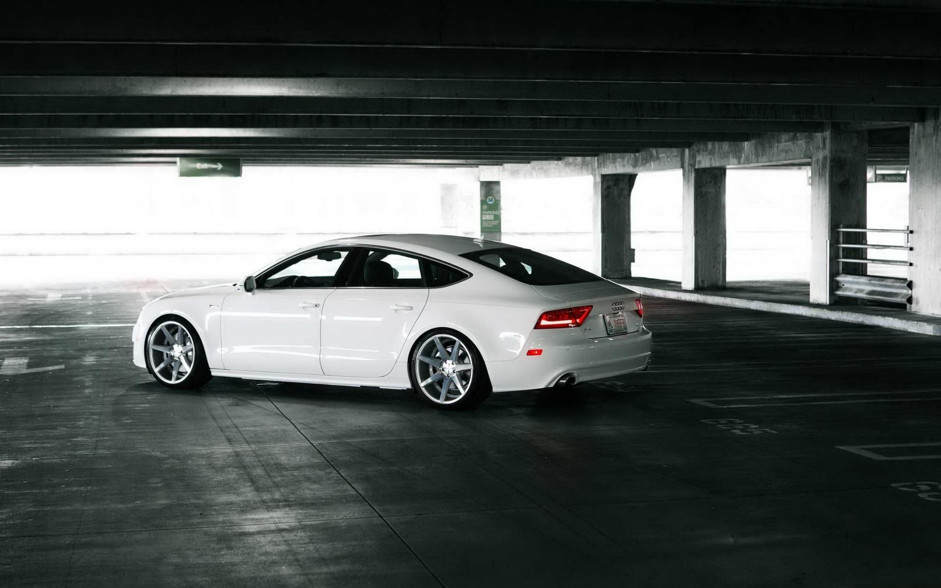 White Audi A7 Wallpapers