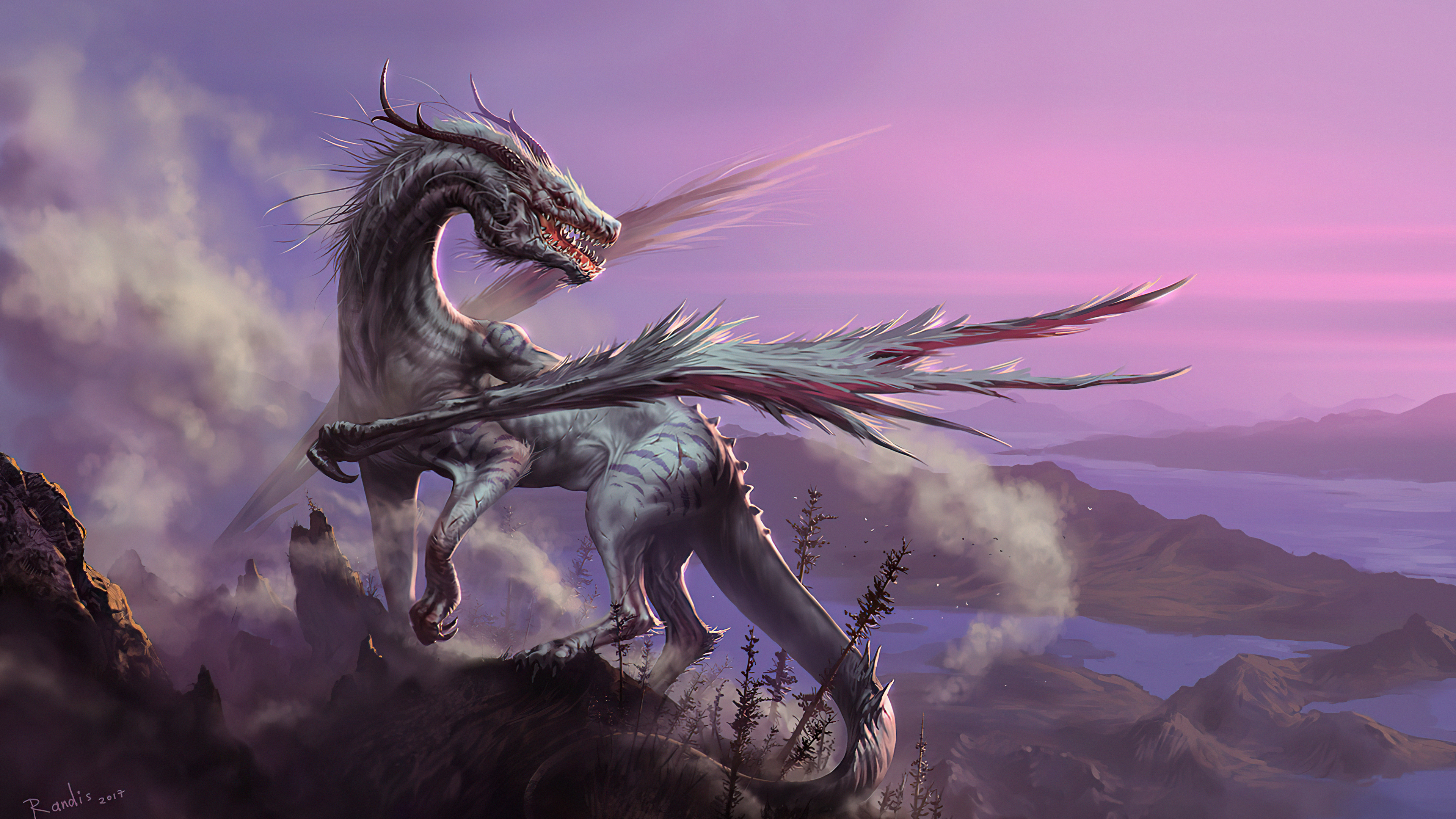 White Dragons Wallpapers