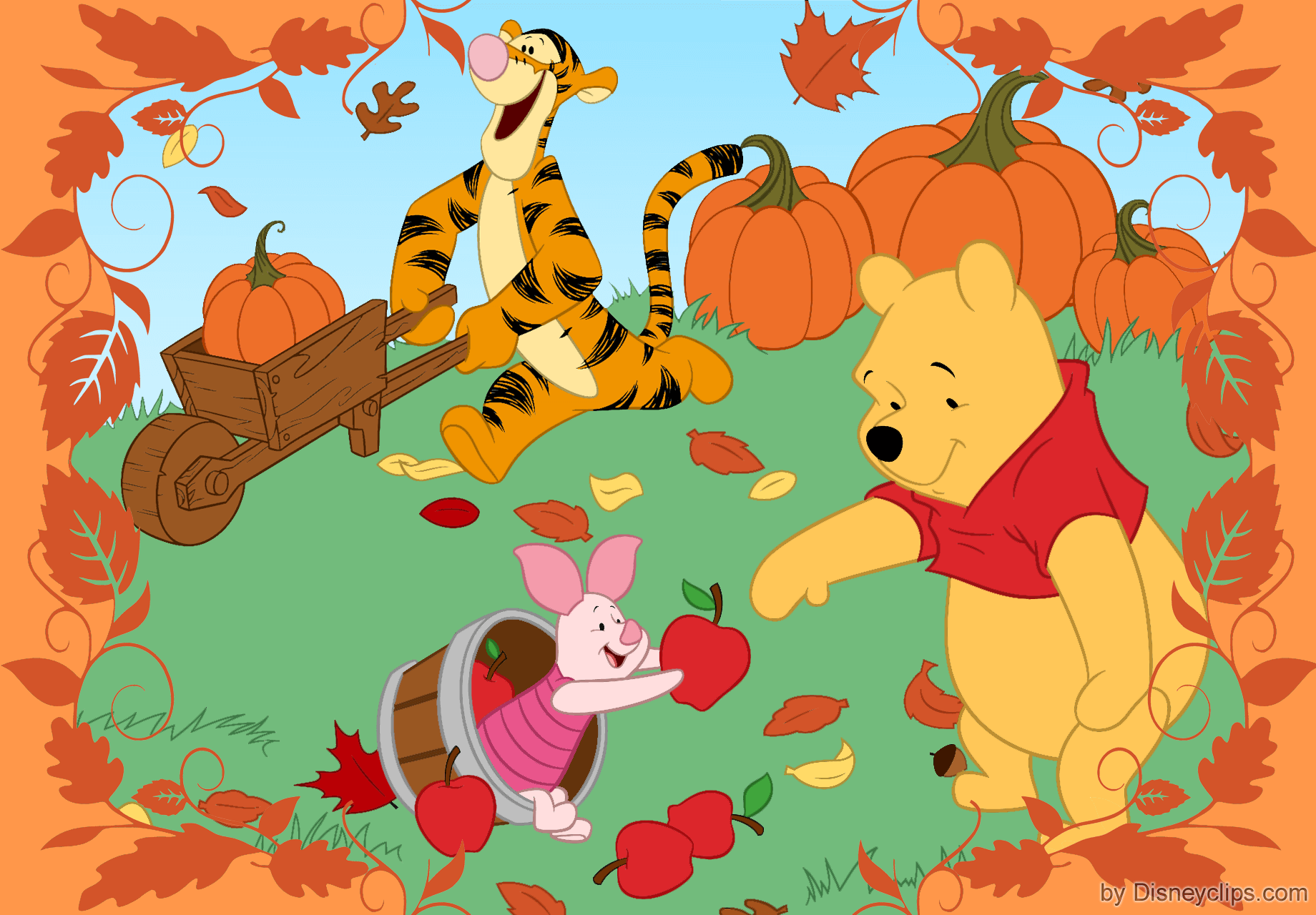 Winnie The Pooh Fall Wallpapers