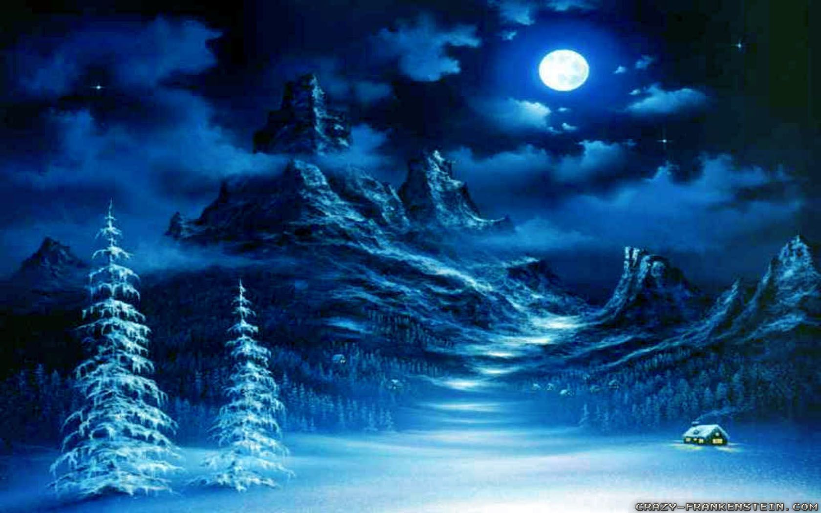 Winter Moon Wallpapers