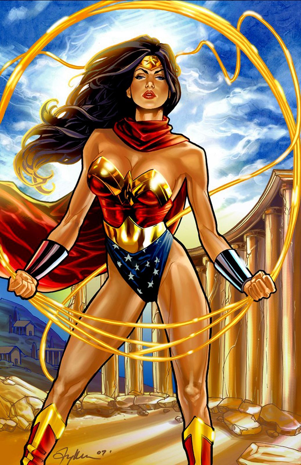 Wonder Woman Cartoon Wallpapers