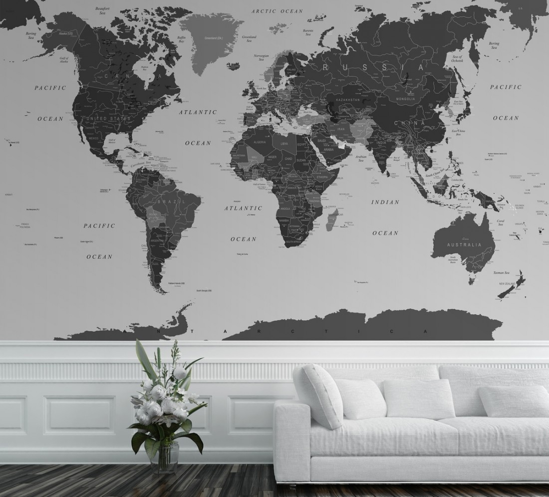 World Map Screensaver Wallpapers