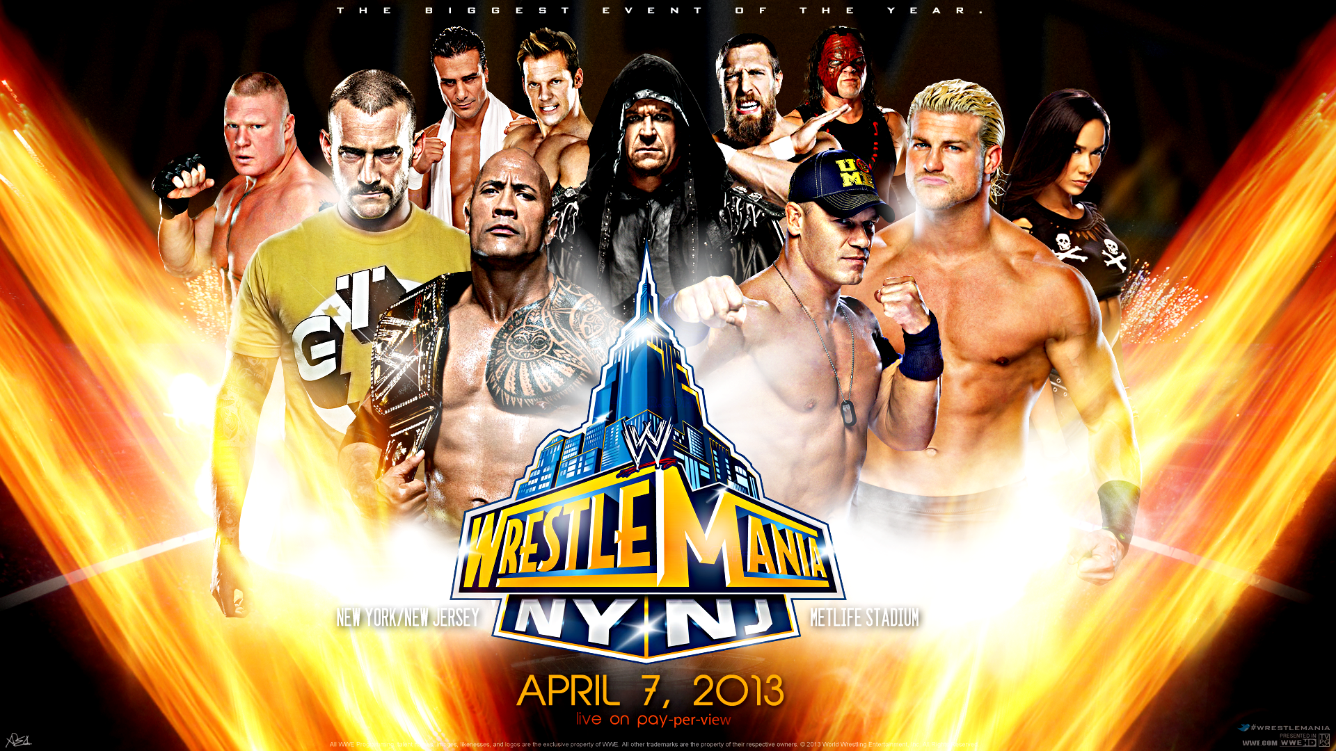 Wrestle Mania Wallpapers