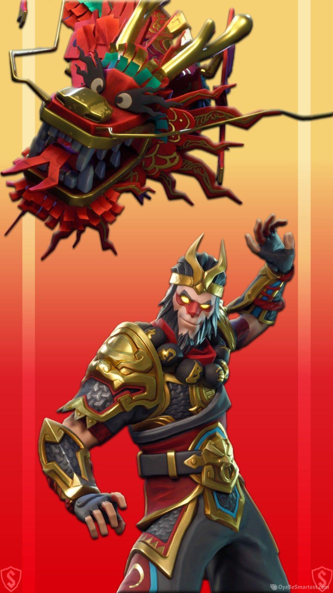 Wukong Fortnite Skin Wallpapers