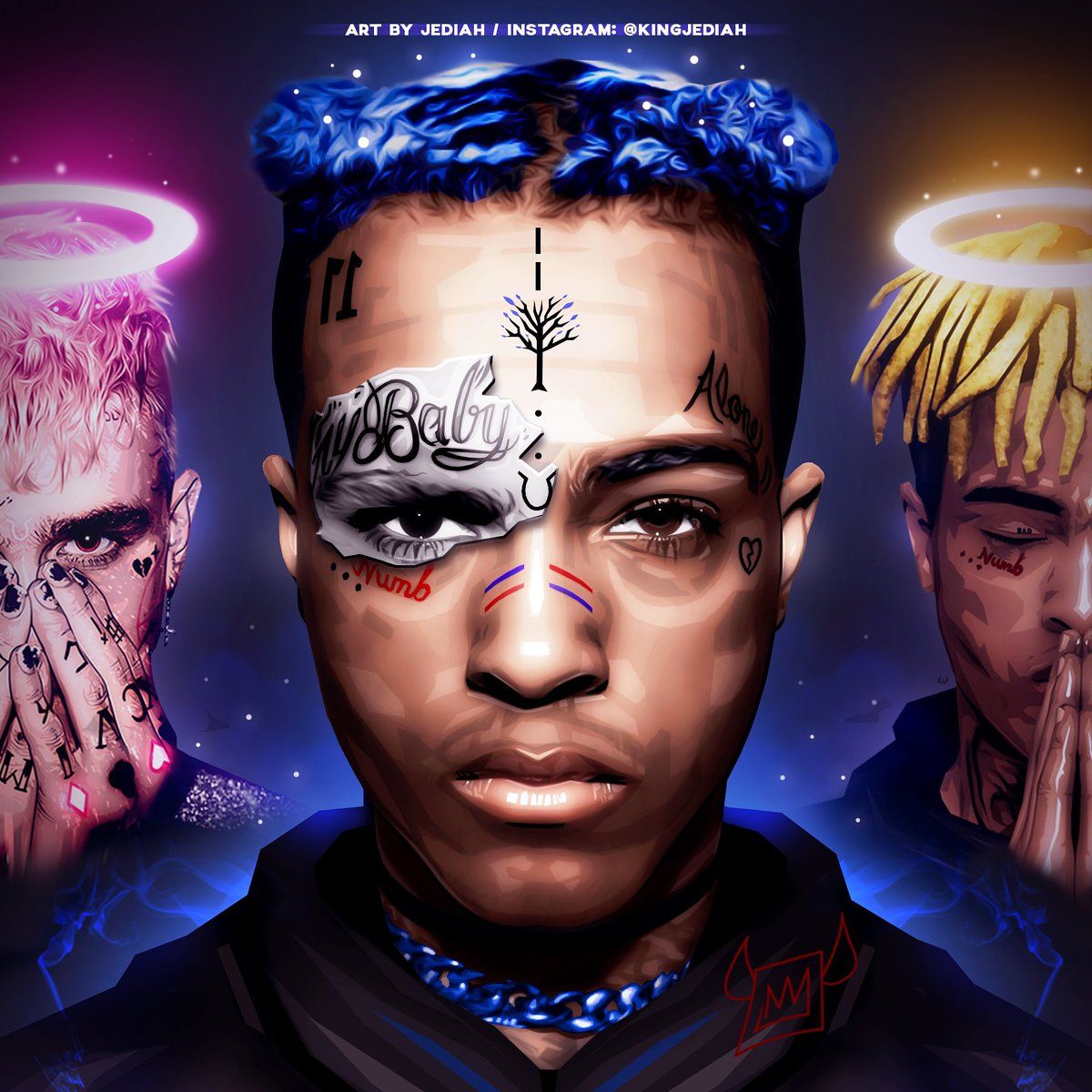 Xxtentacion Xxtenations Cartoon Wallpapers