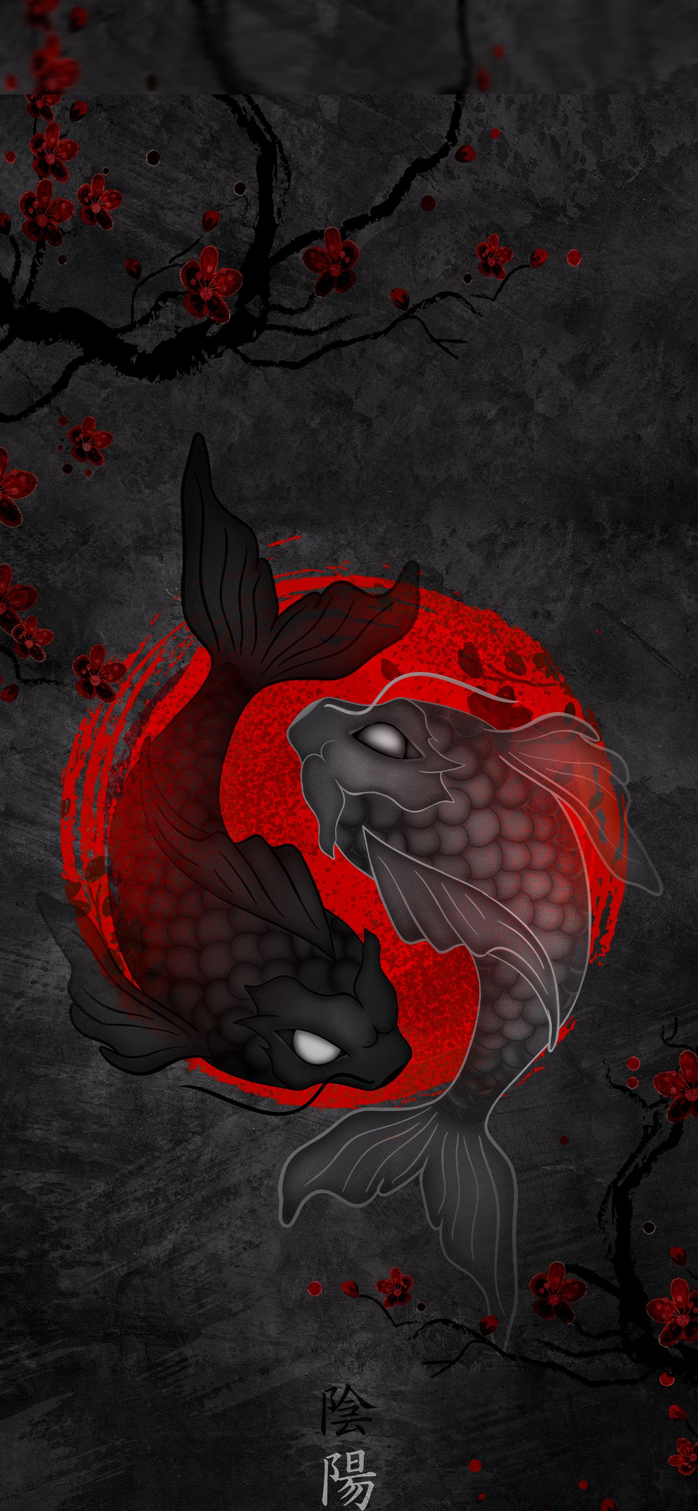 Yin Yang Koi Fish Wallpapers