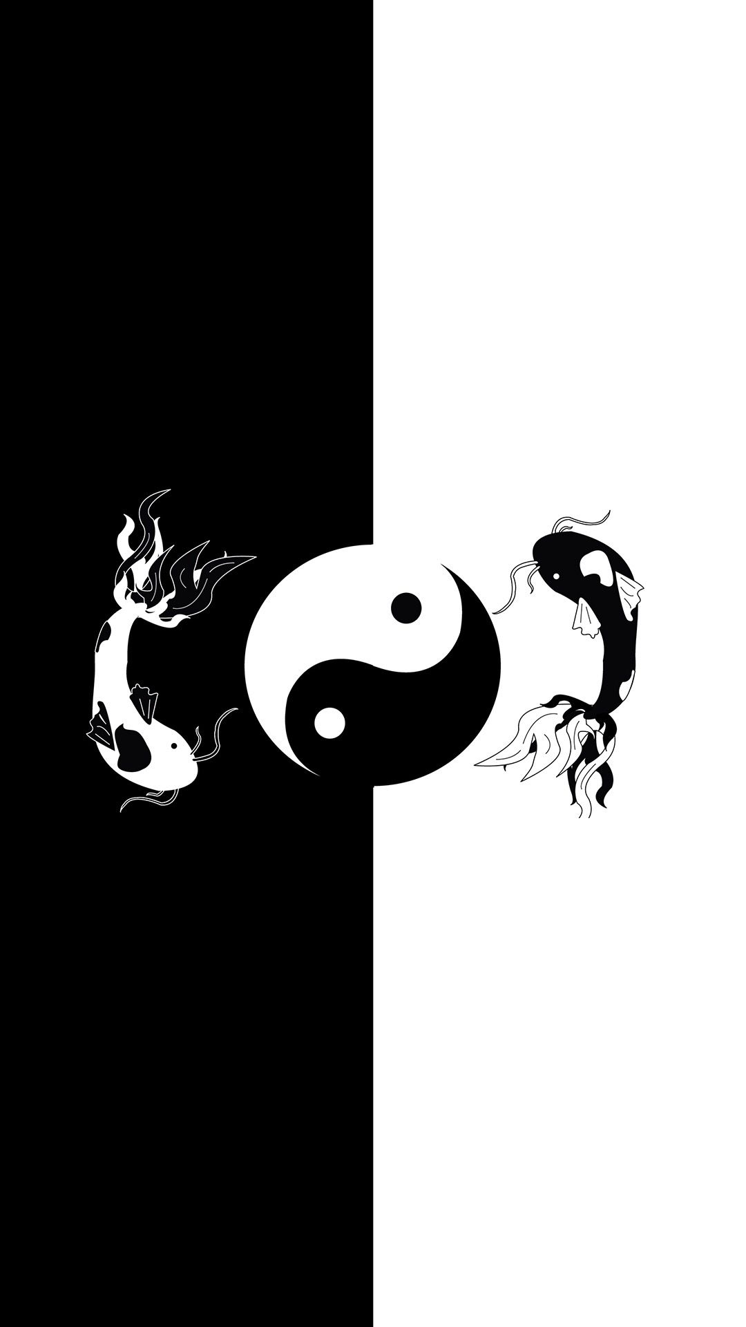 Yin Yang Koi Fish Wallpapers