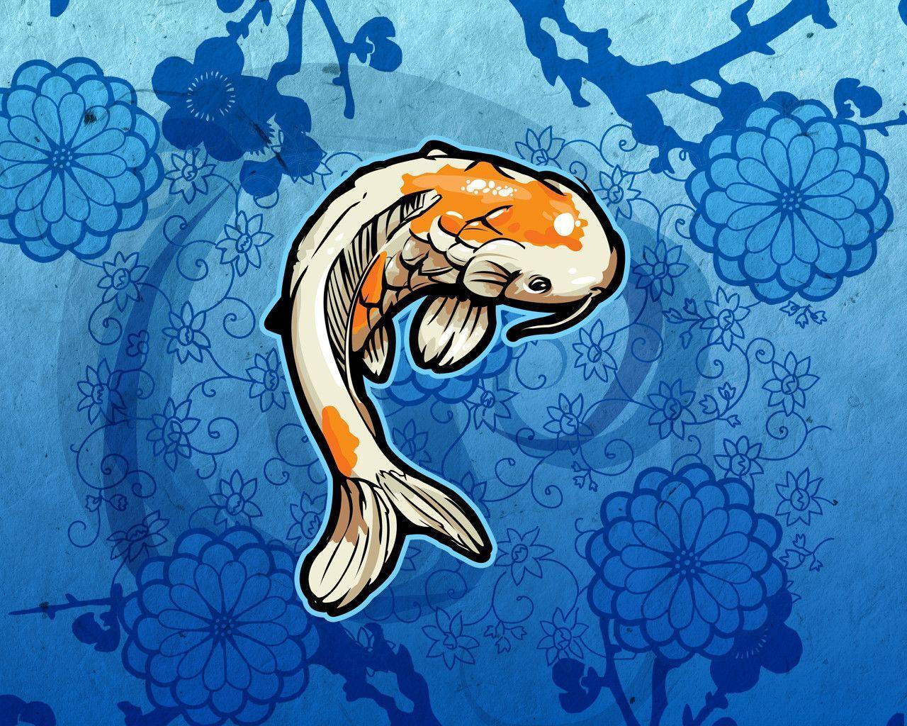 Yin Yang Koi Fish Wallpapers