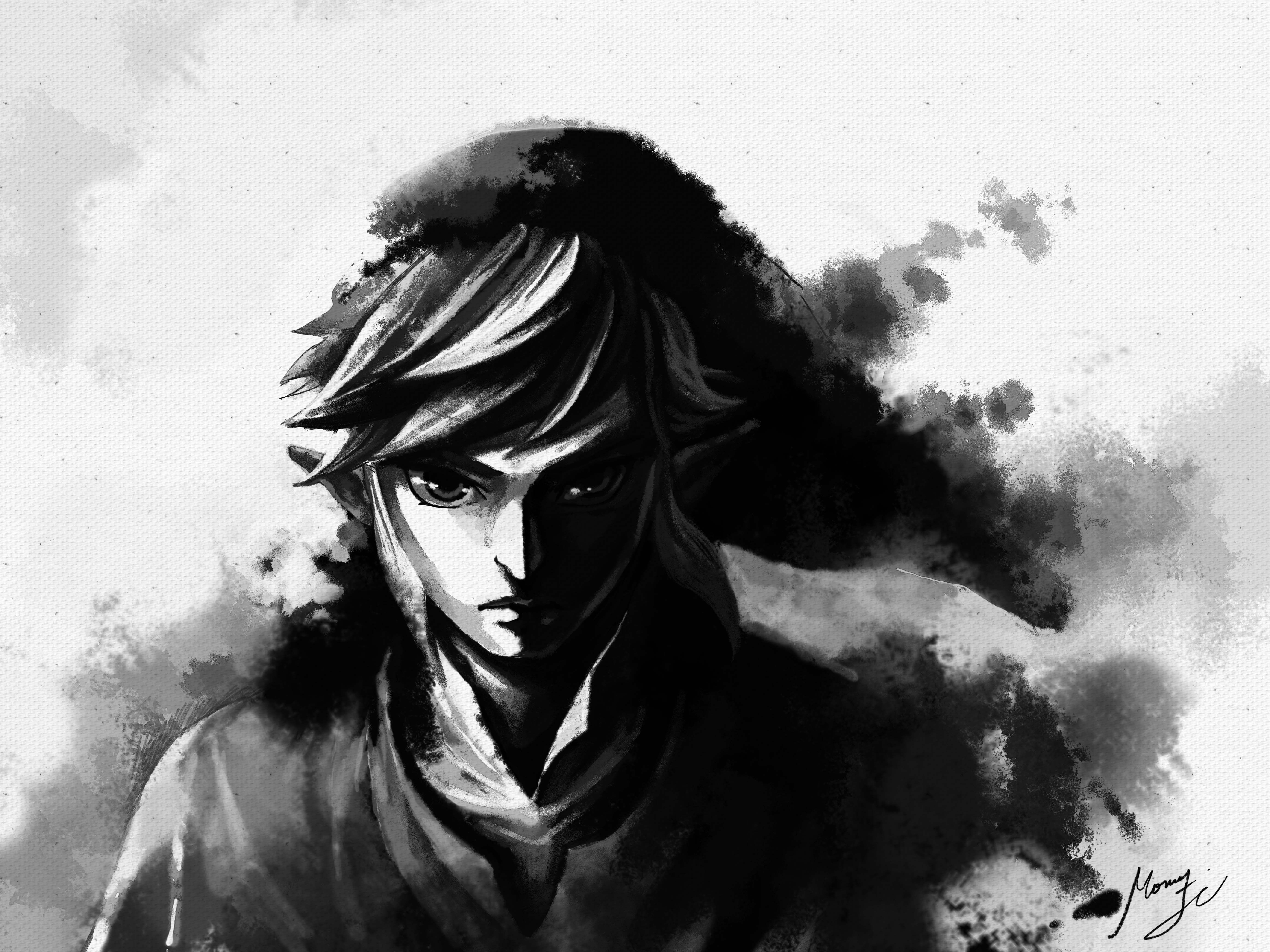 Zelda Black And White Wallpapers