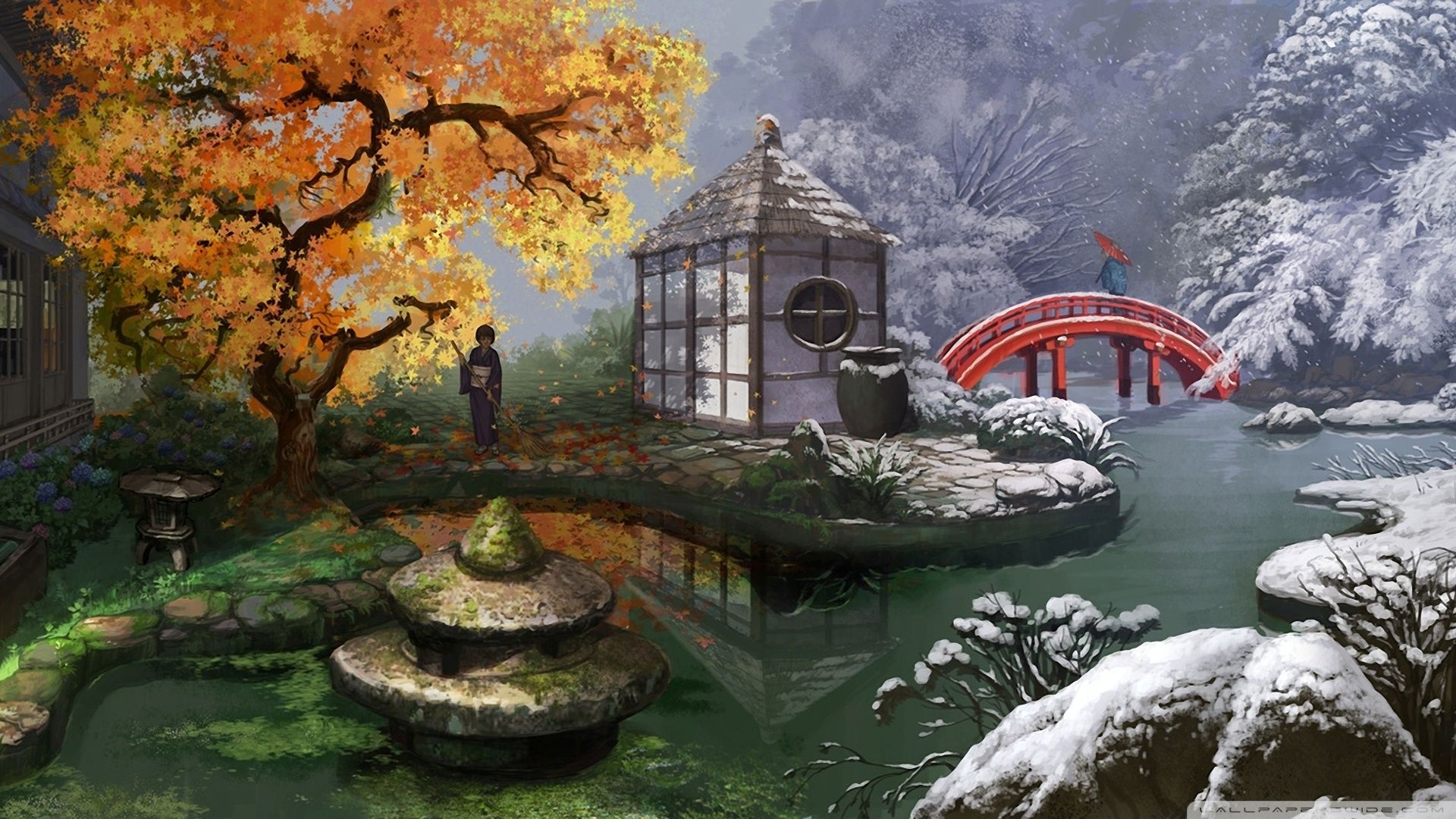 Zen Landscape Art Wallpapers