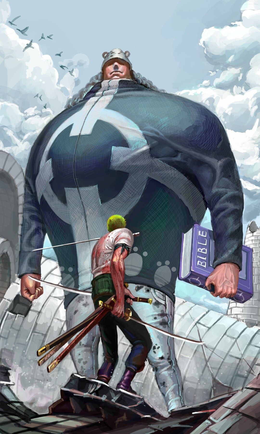 Zoro Vs Kuma Wallpapers