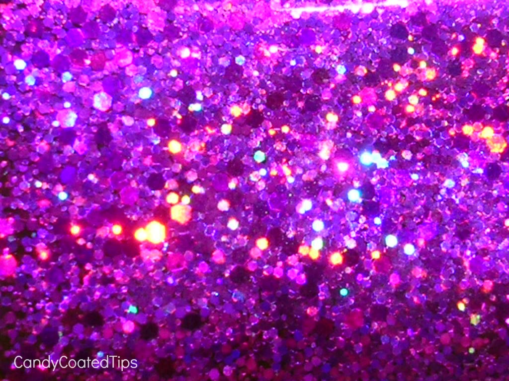 Neon Pink Glitter Background