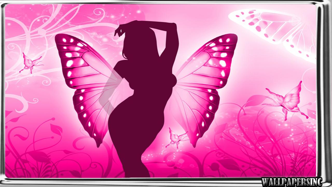Pink Fairy Background