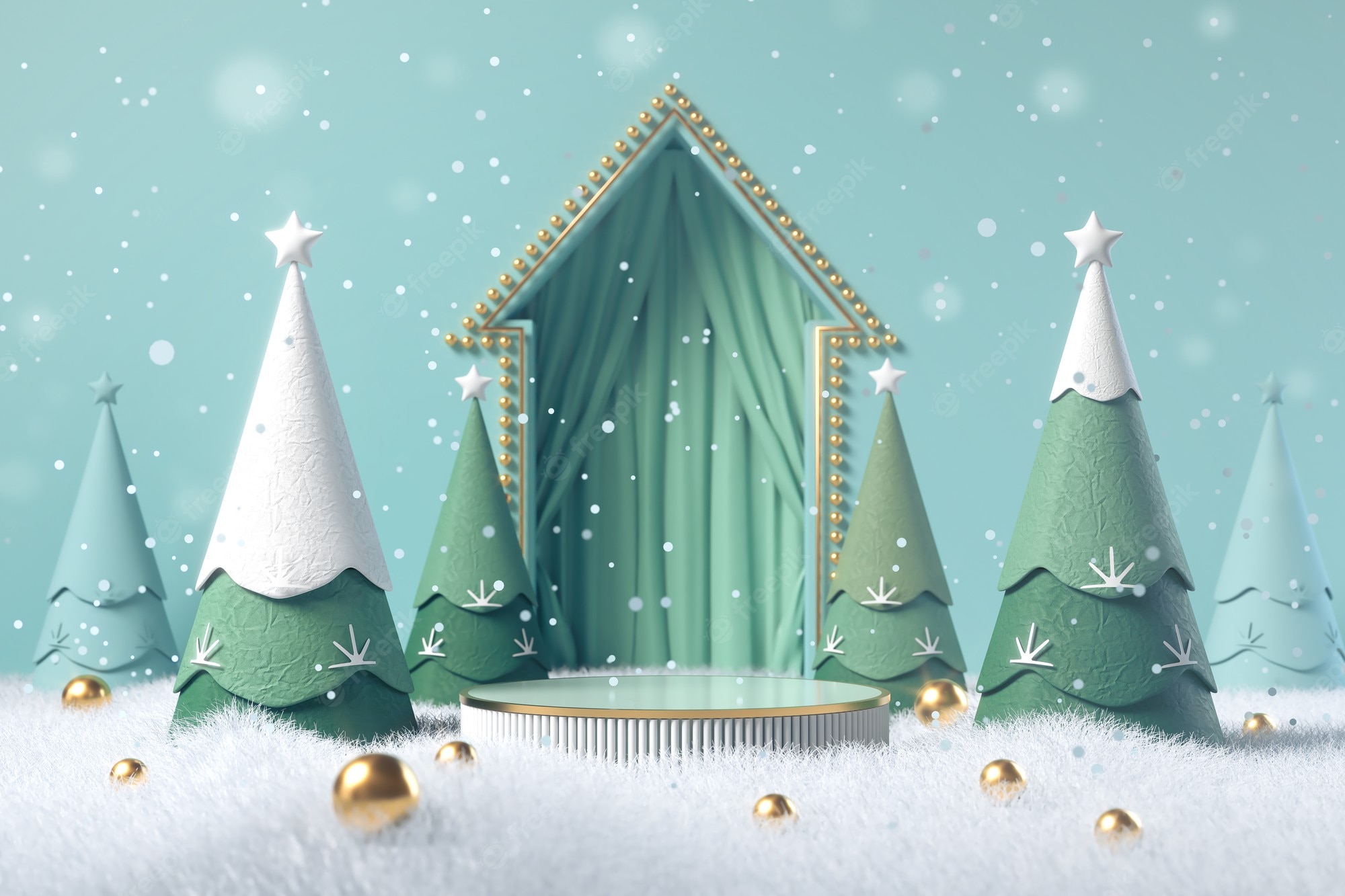 3D Christmas Backgrounds