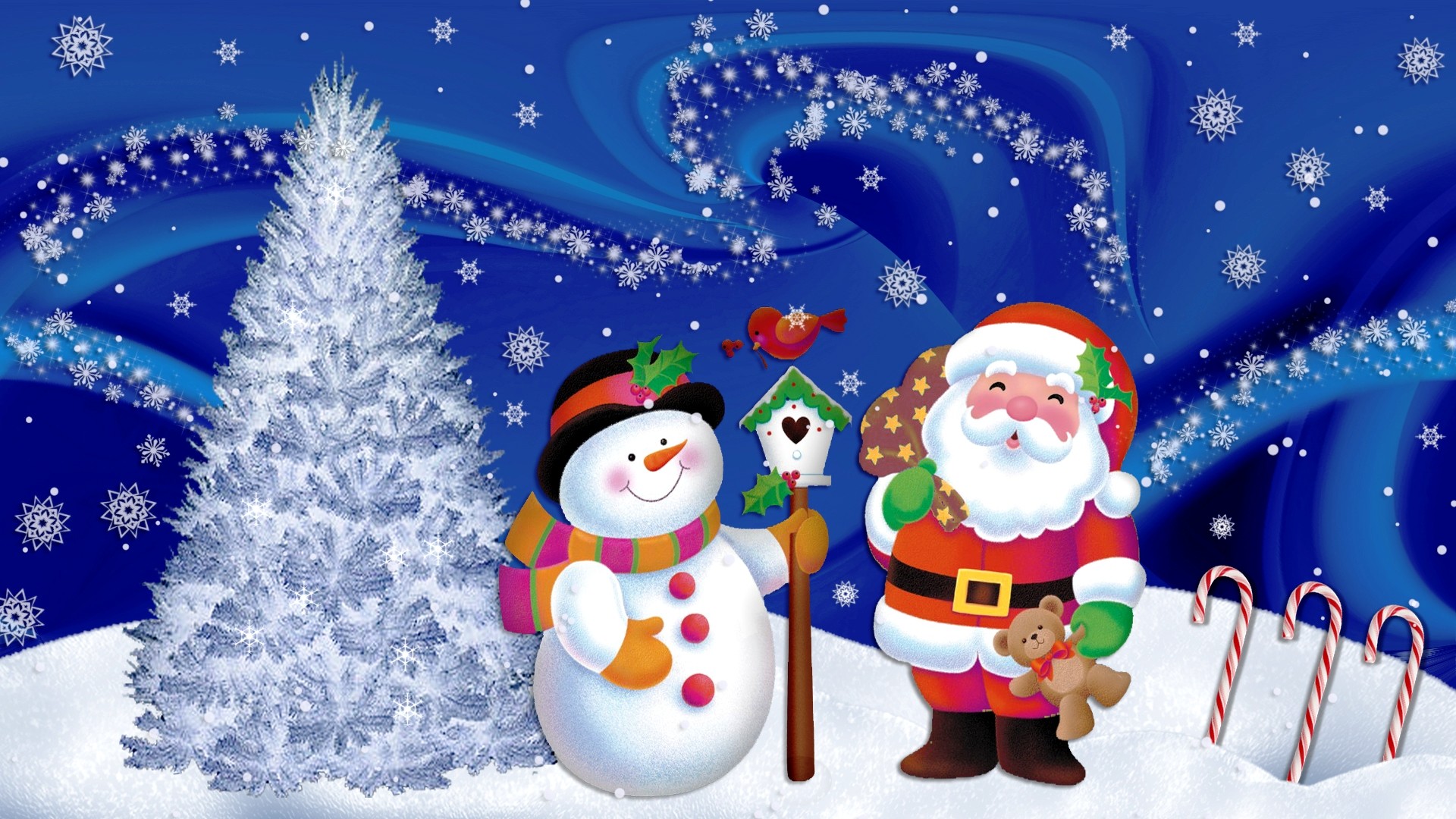 3D Christmas Backgrounds