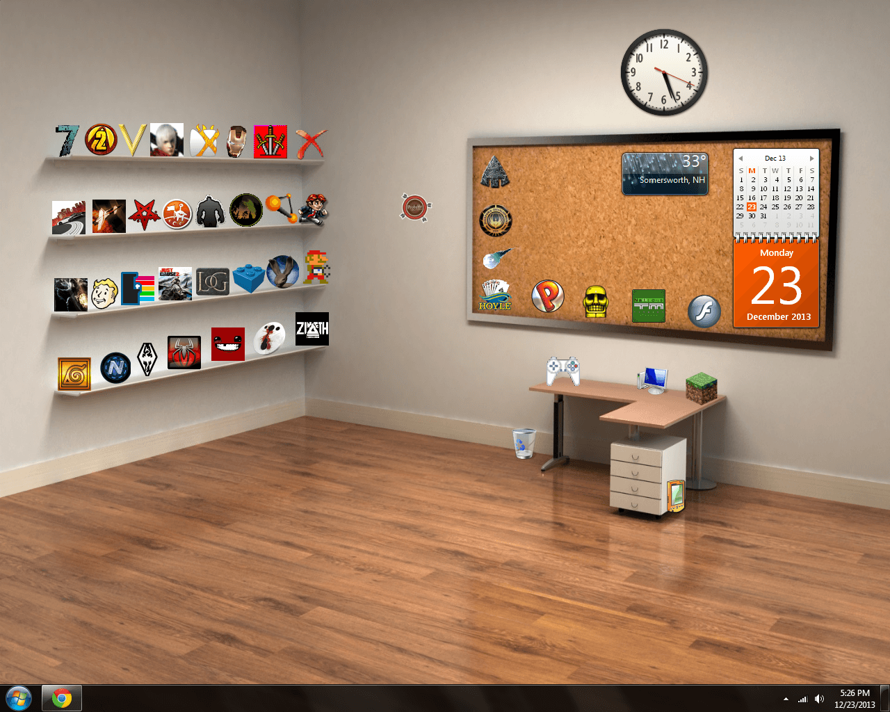 3D Desktop Background