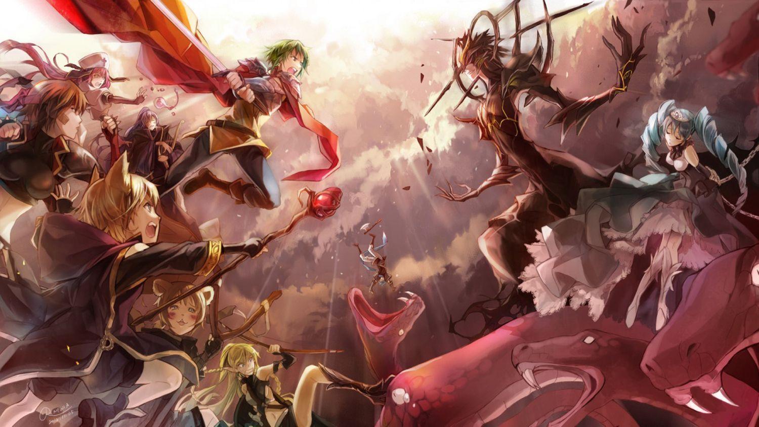 Anime Battle Background