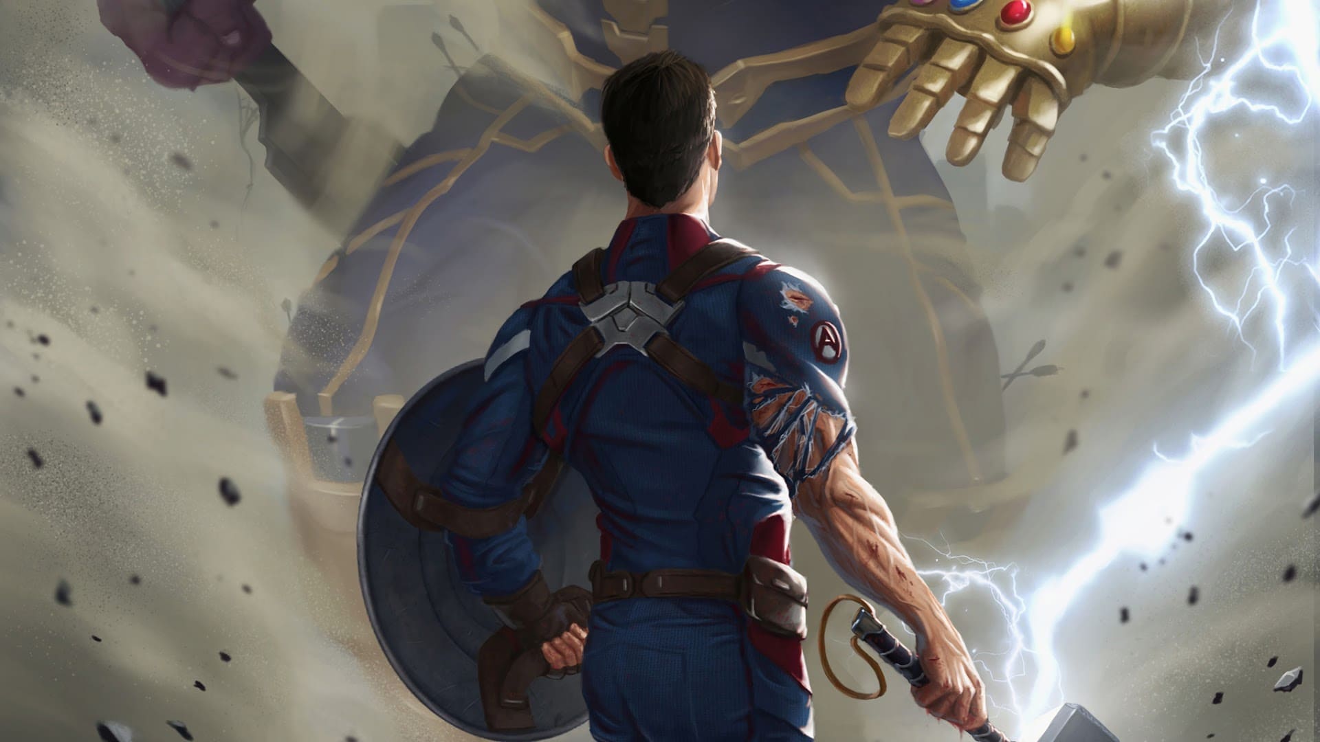 8K Avengers Endgame Background