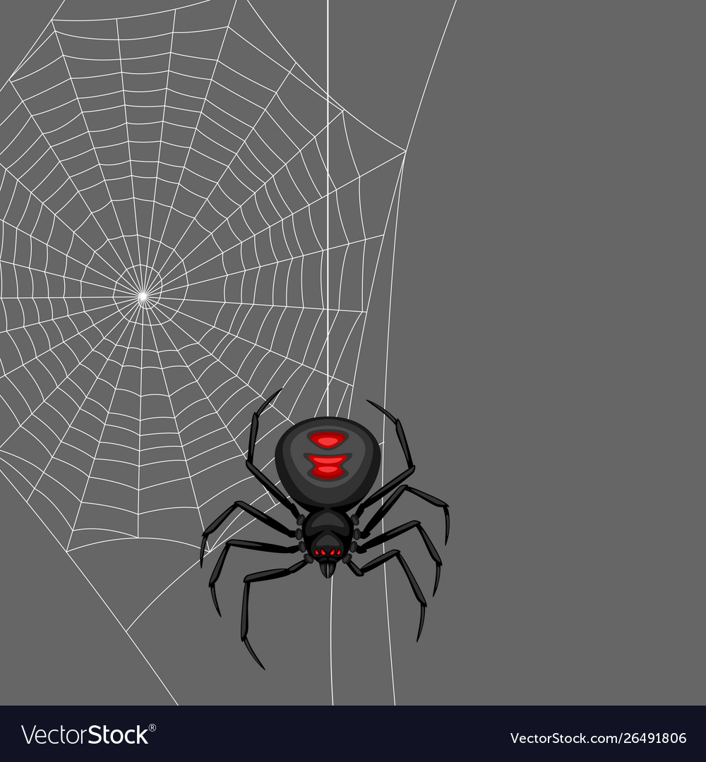 Black Widow Background Logo