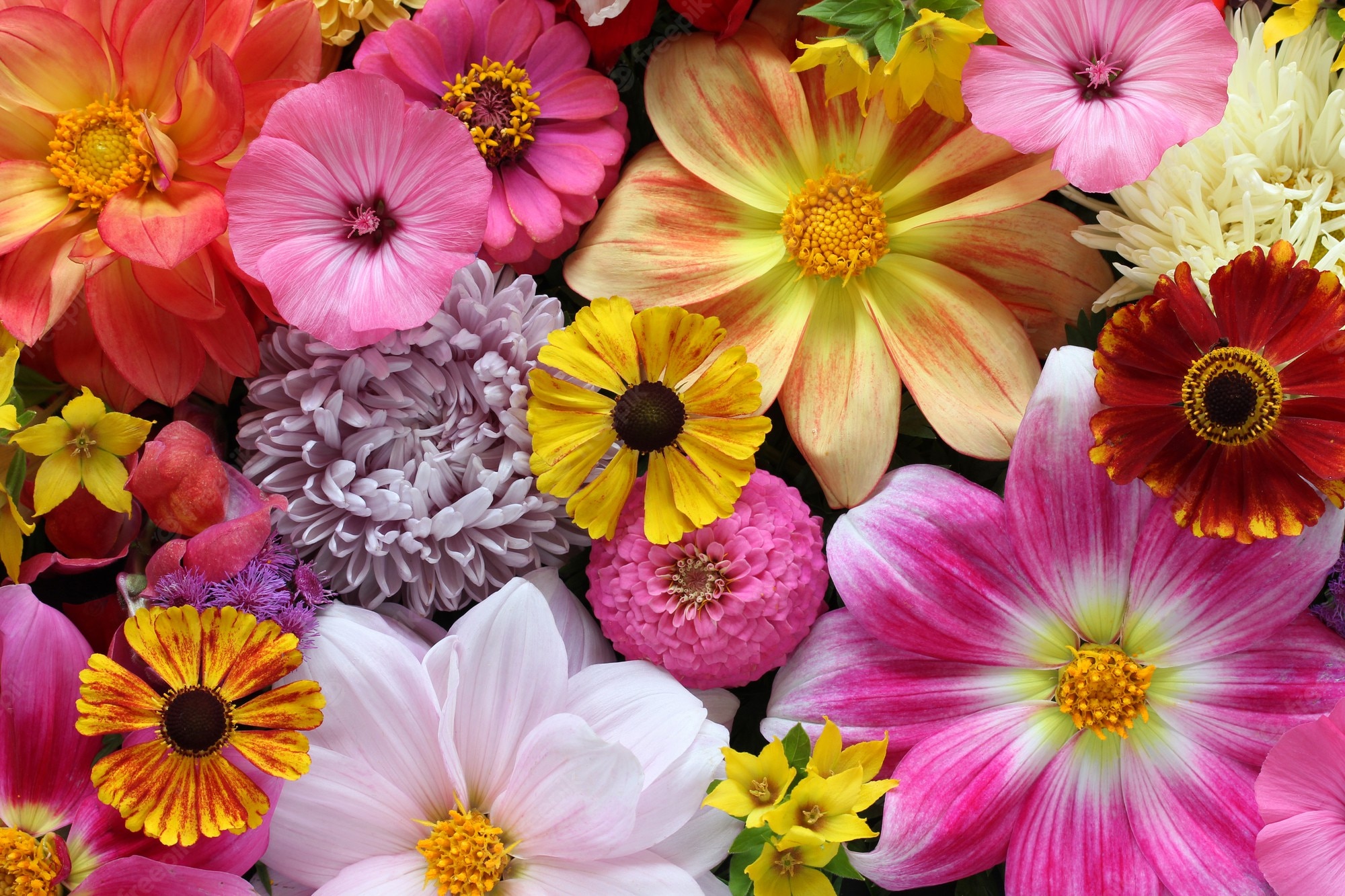 Beautiful Real Flowers Background