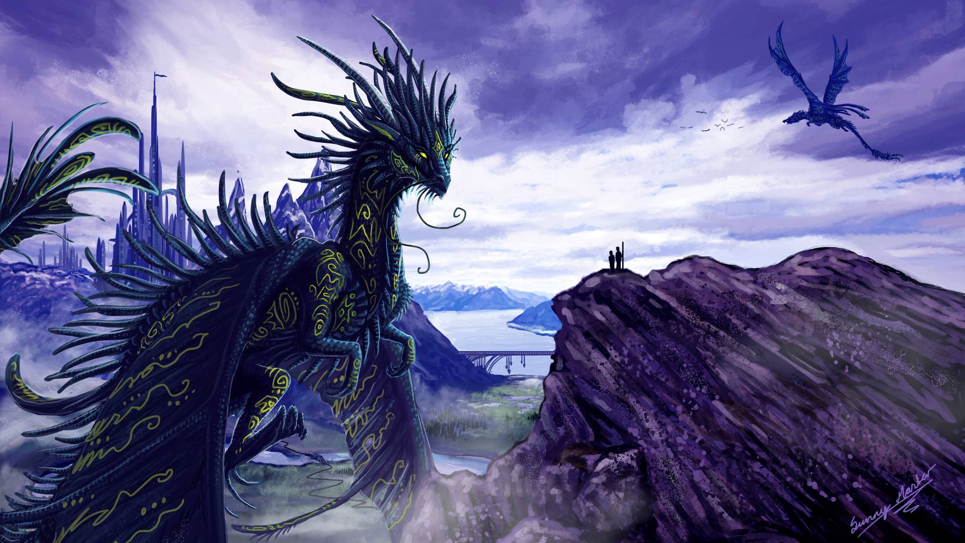 Cool Dragon Backgrounds For Computers That Move
