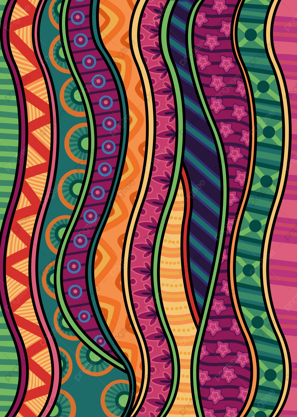 African Colors Background