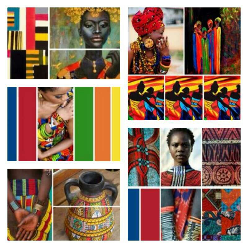 African Colors Background