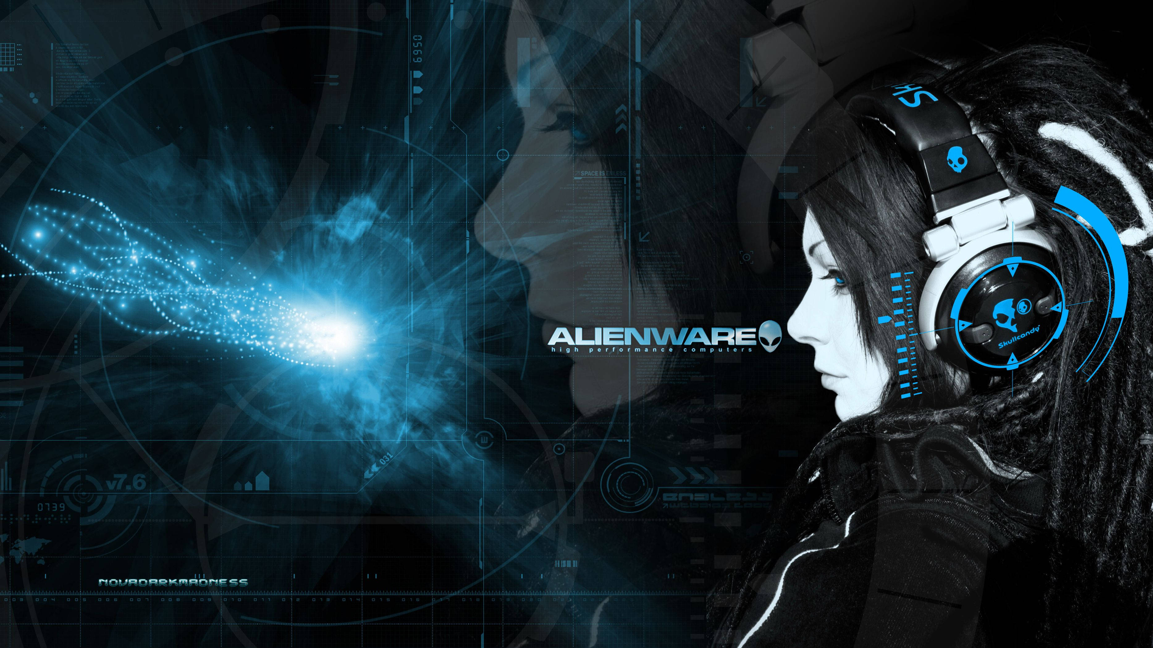 Alienware Background Blue