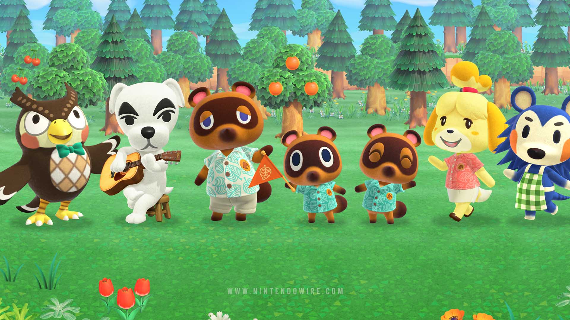 Animal Crossing New Horizons Background