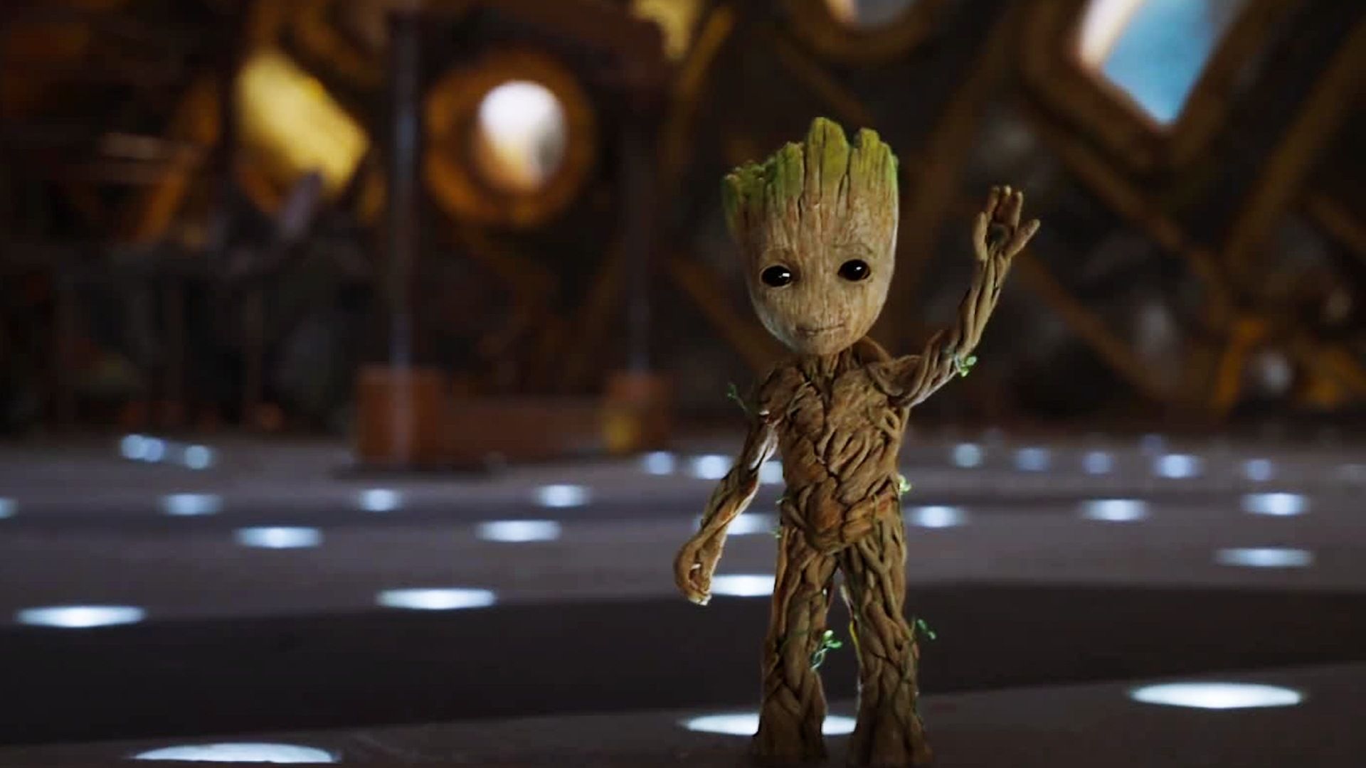 Baby Groot Desktop Background