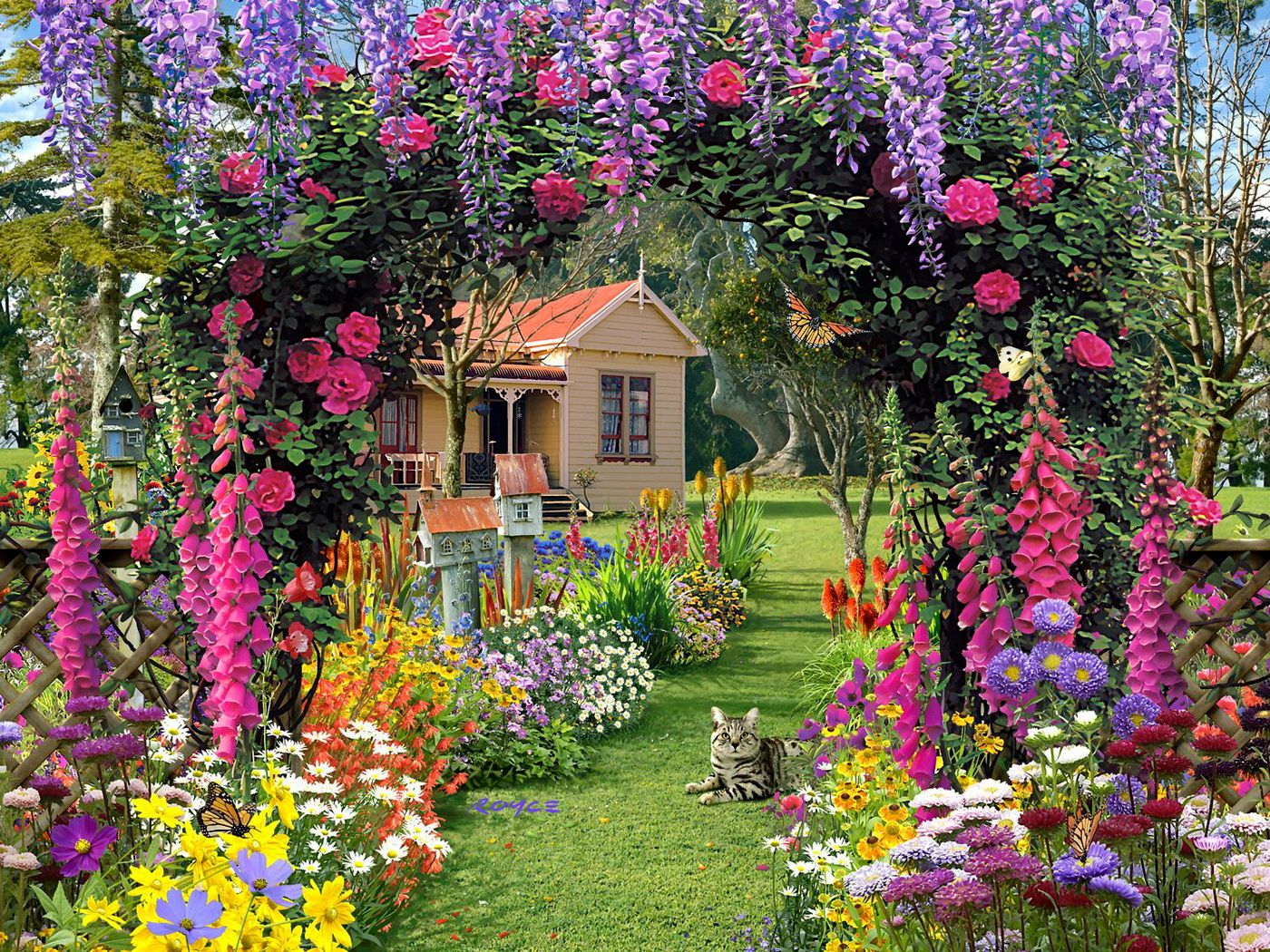 Background Garden