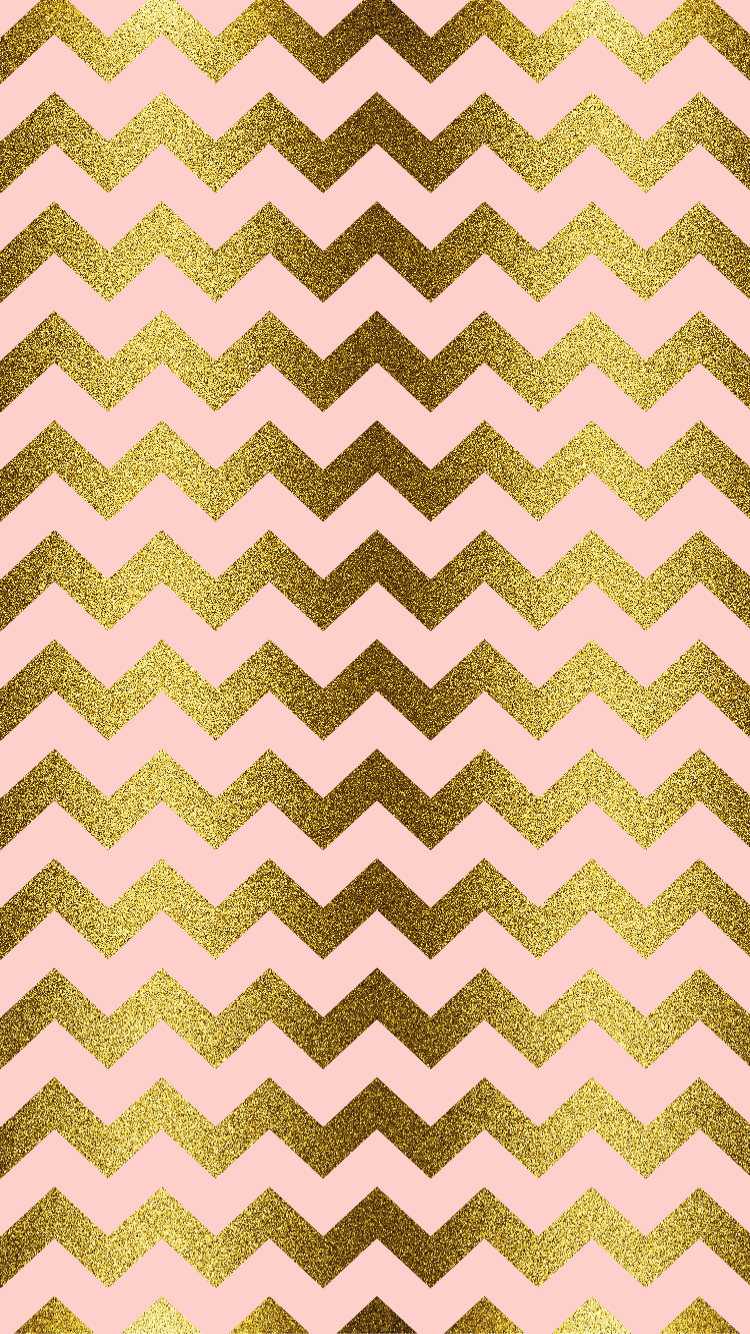 Black And Gold Glitter Chevron Background