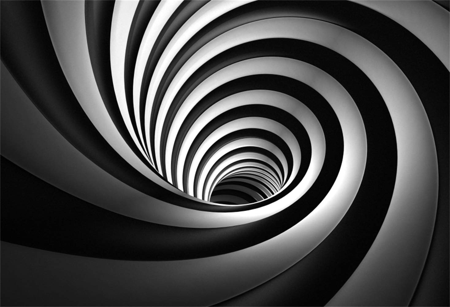 Black And White Swirl Background