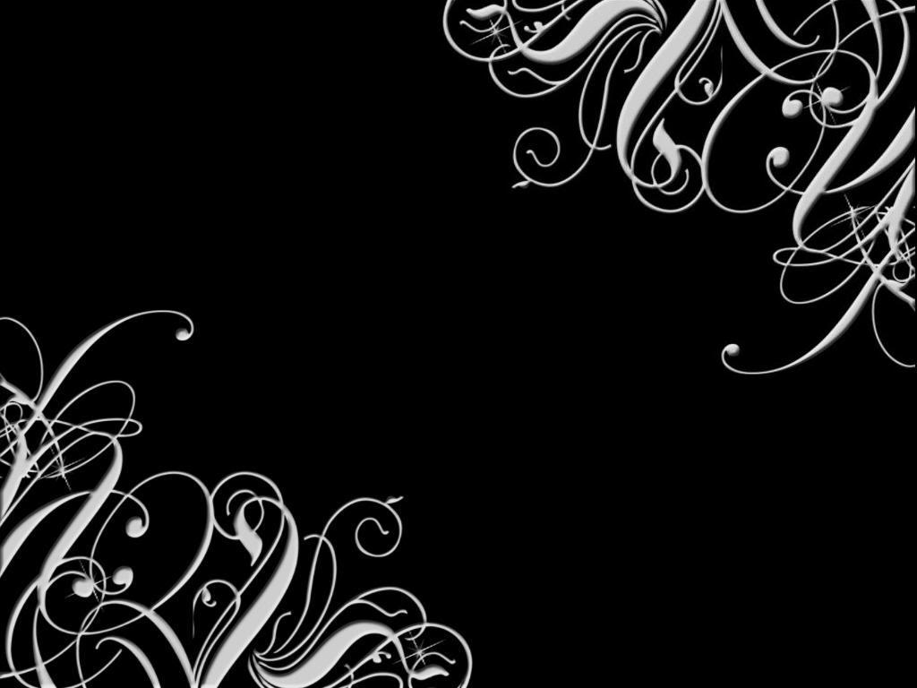 Black And White Swirl Background