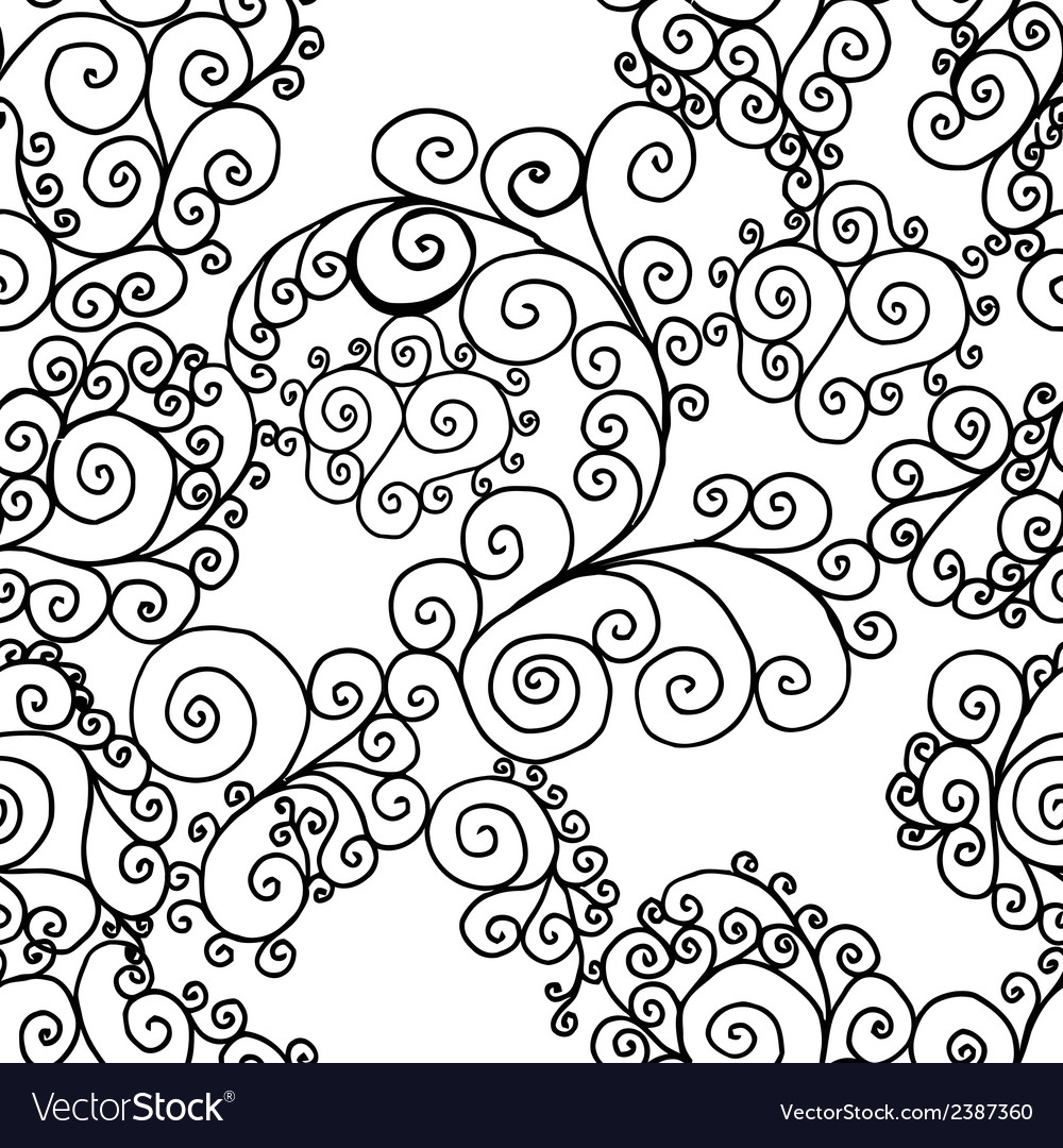 Black And White Swirl Background