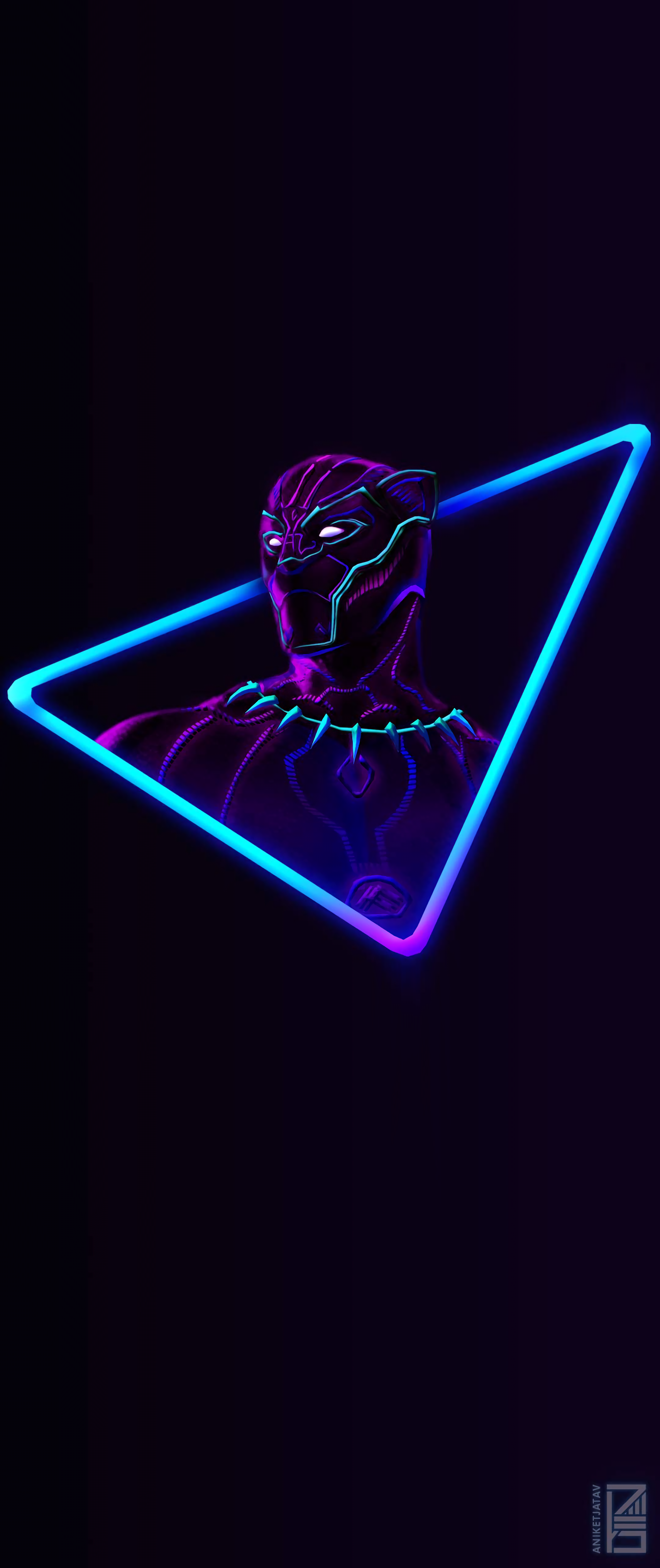 Black Panther Phone Background