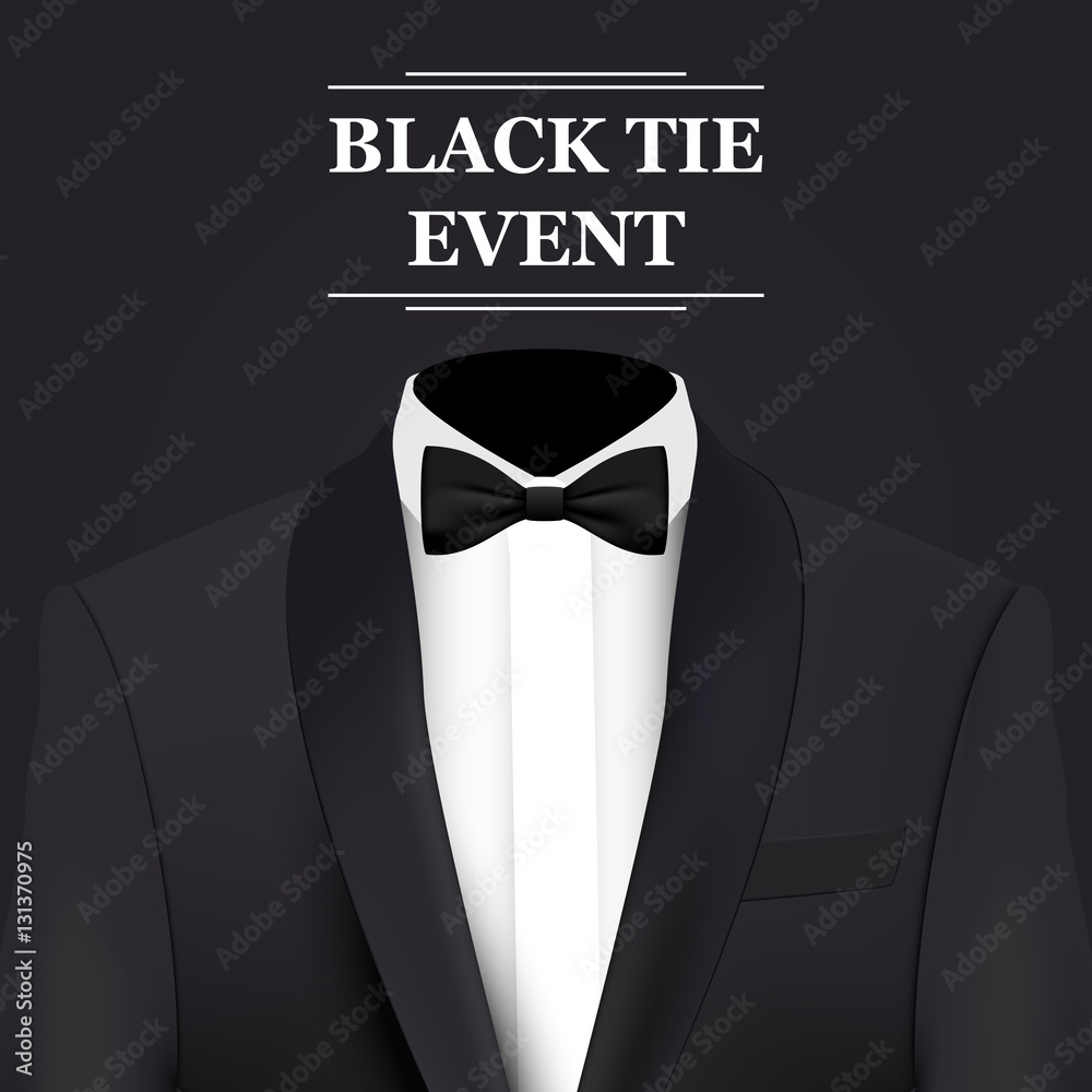 Black Tie Background