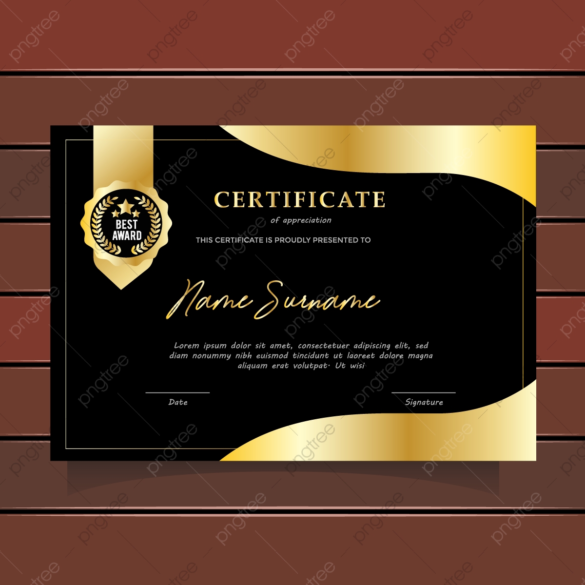 Blank Certificate Design Background Hd