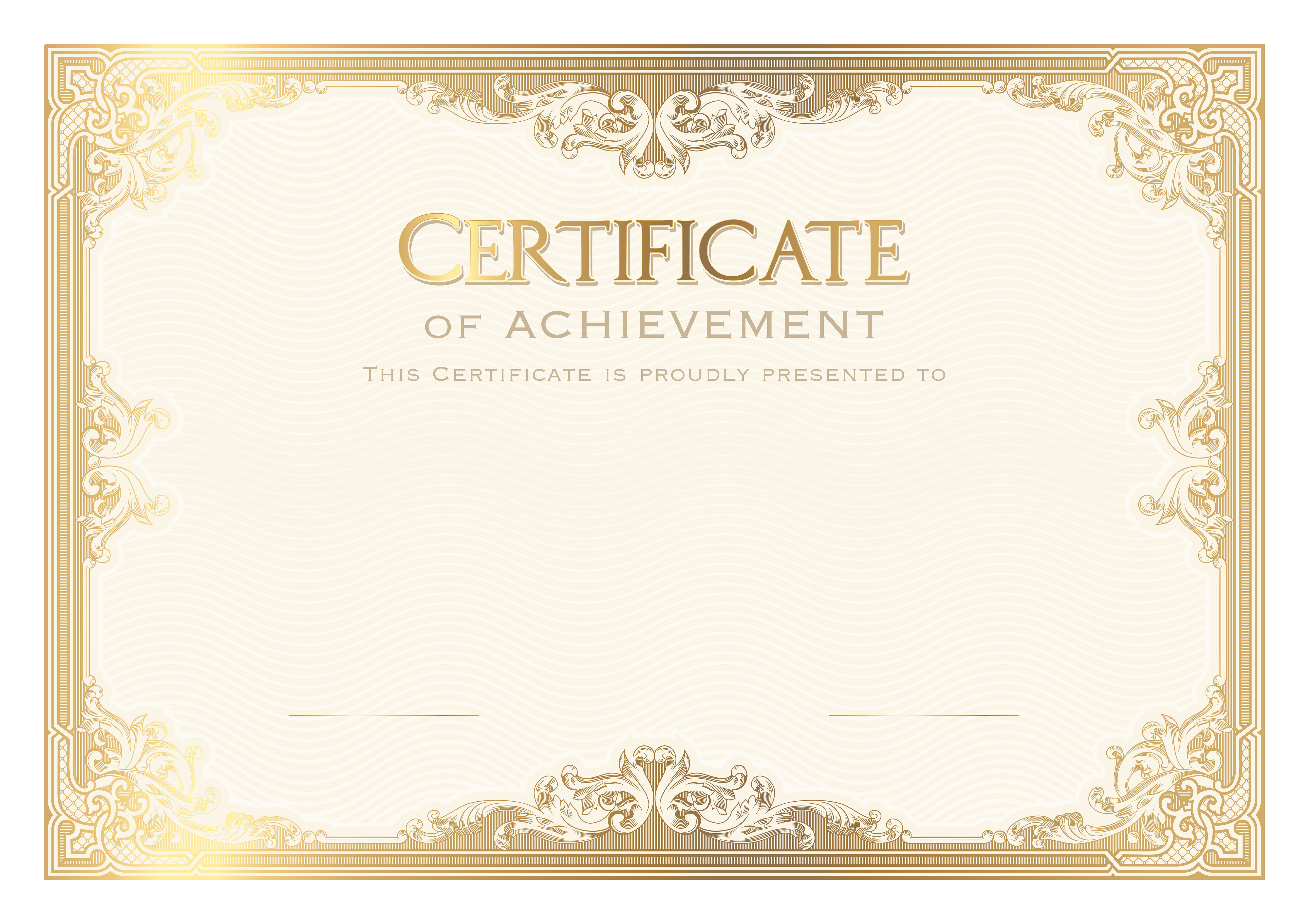 Blank Certificate Design Background Hd