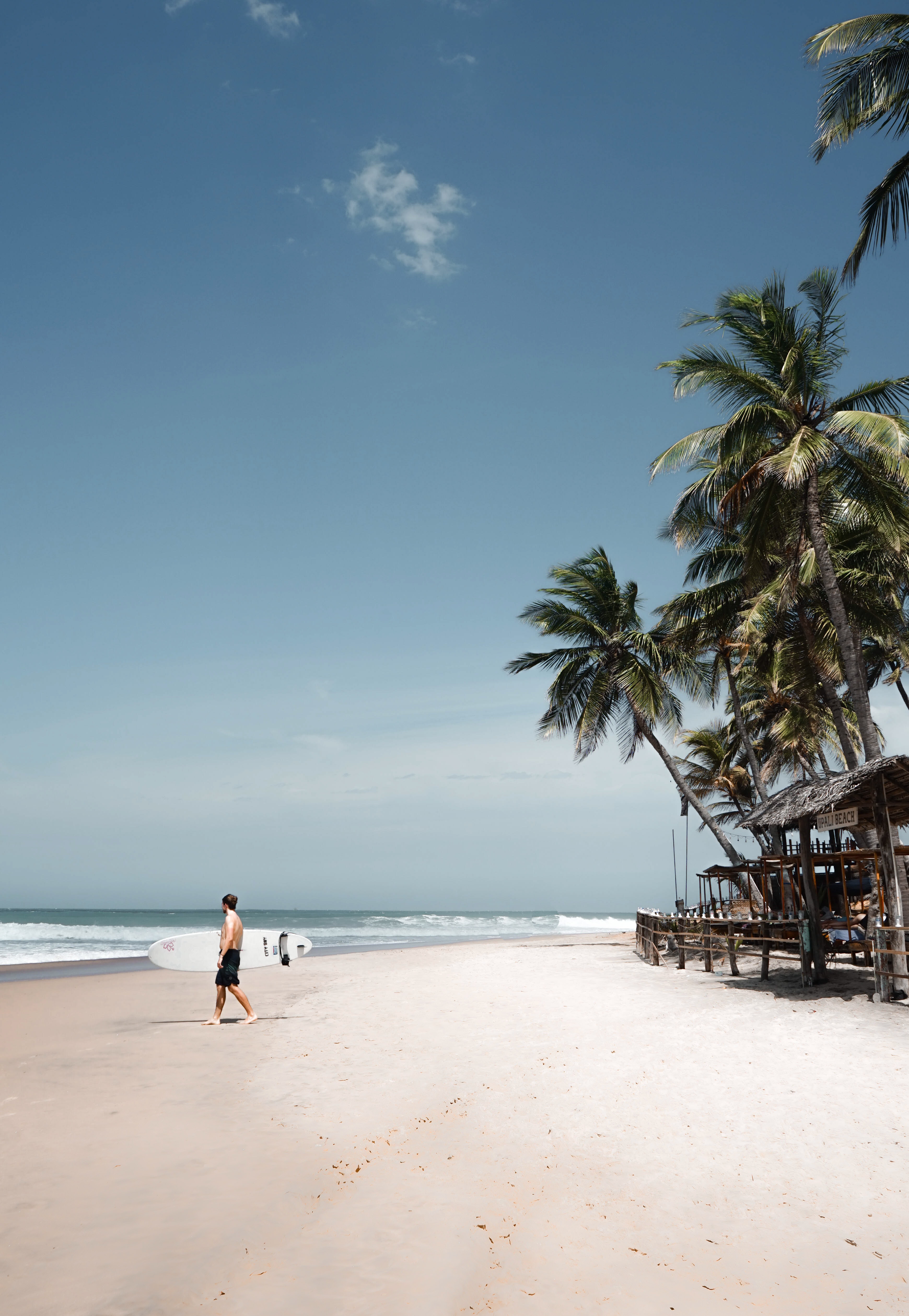 Blue Beach Background