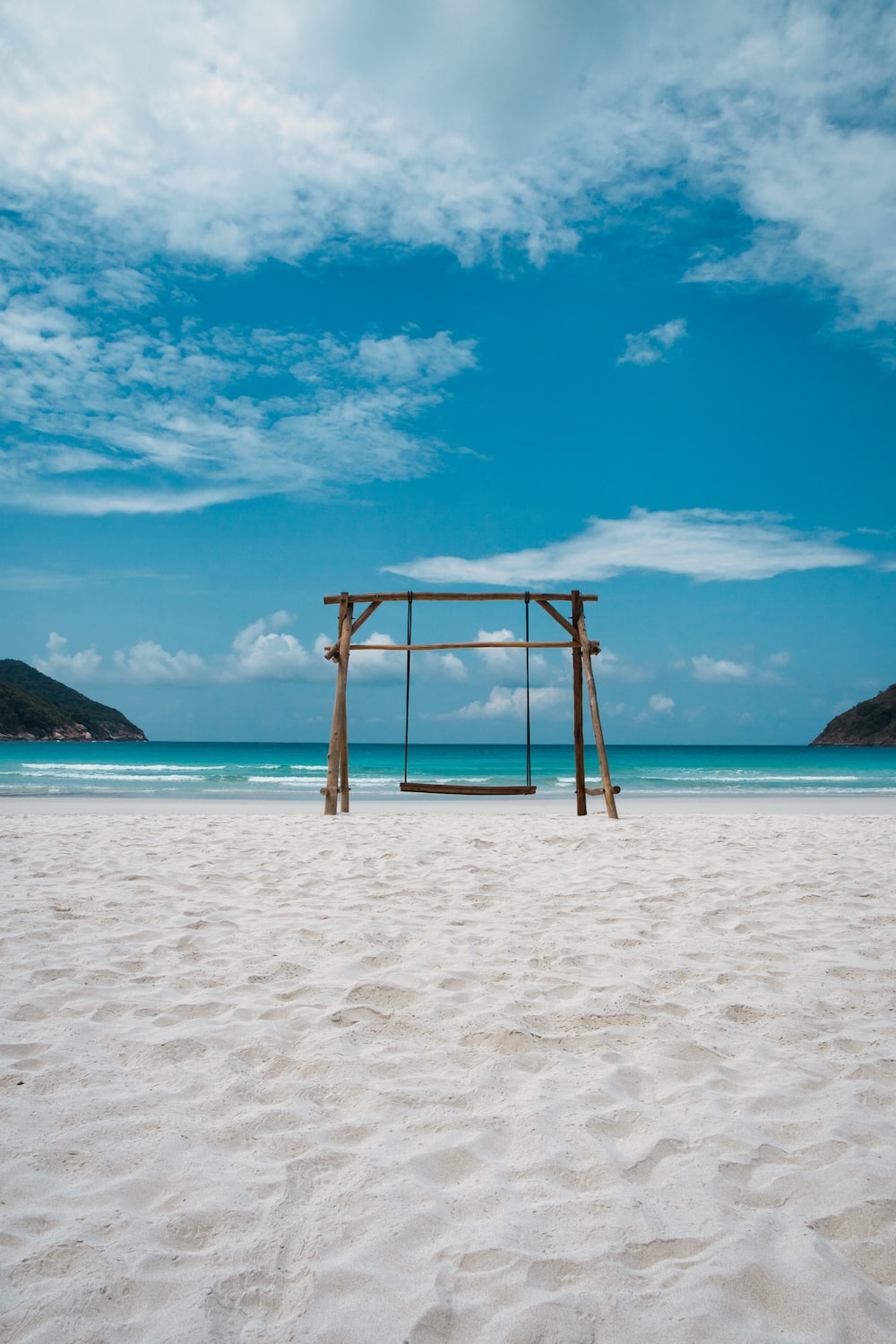 Blue Beach Background