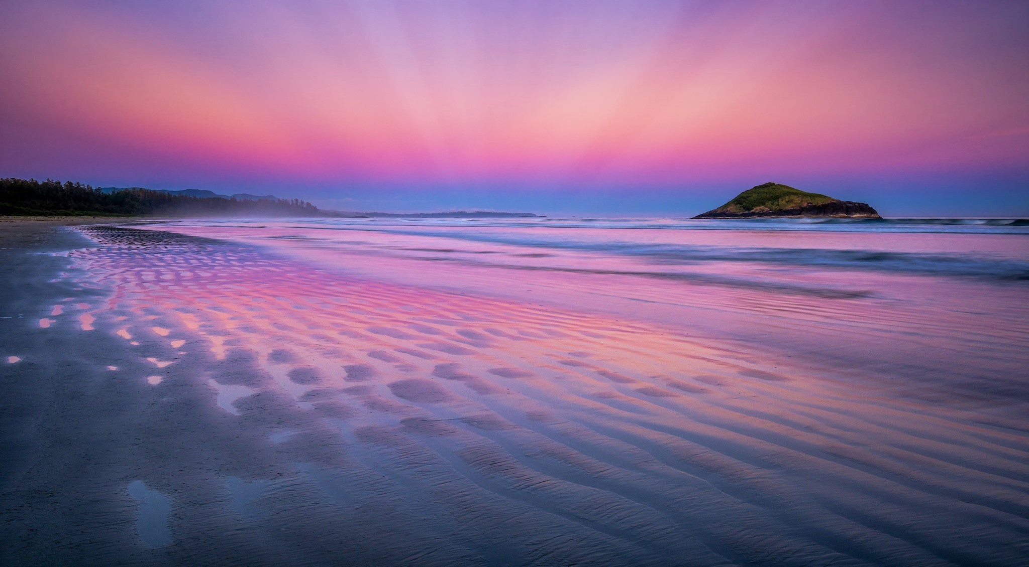 Blue Beach Background