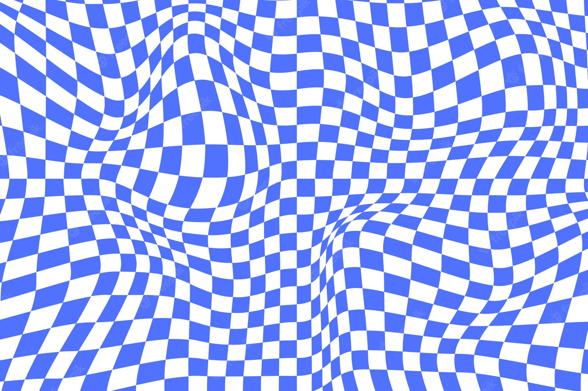 Blue Checkered Background