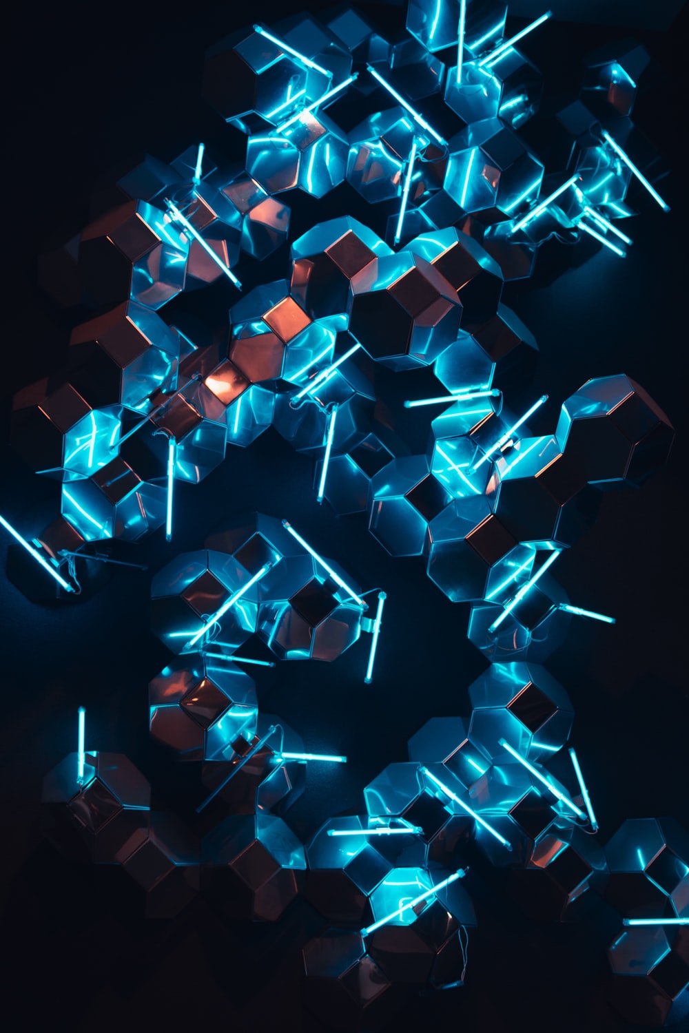 Blue Cyber Background