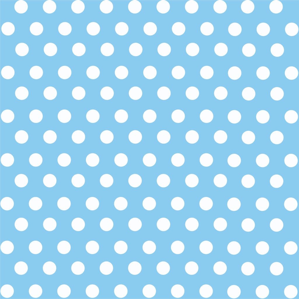 Blue Polka Dot Background