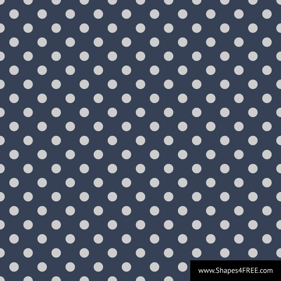 Blue Polka Dot Background