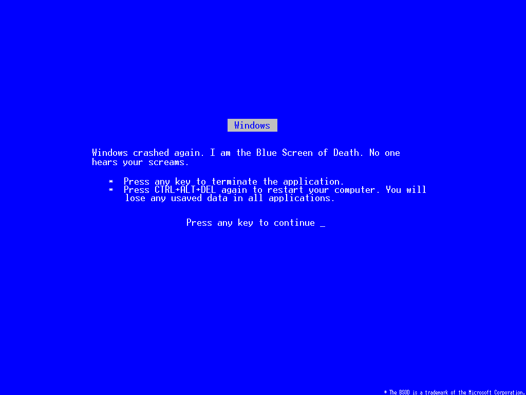 Blue Screen Background