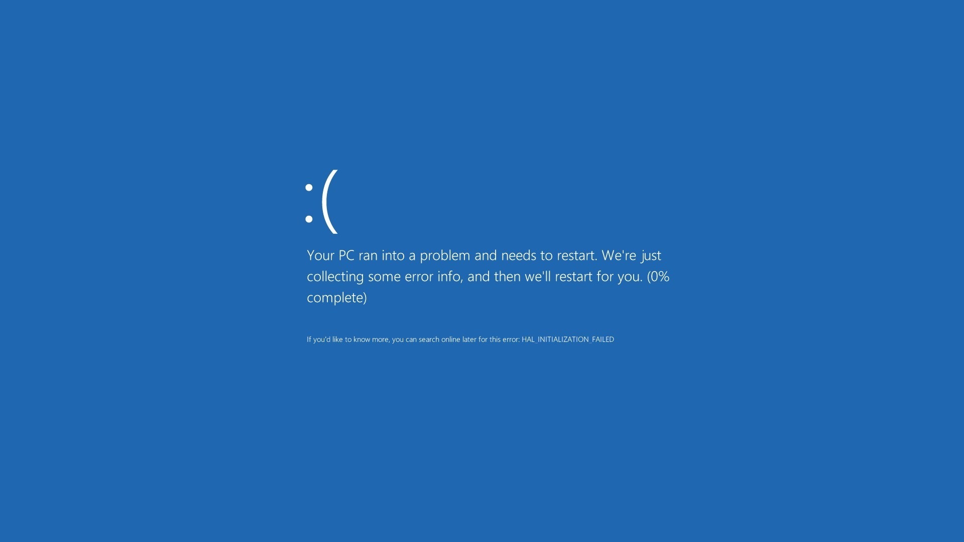 Blue Screen Background