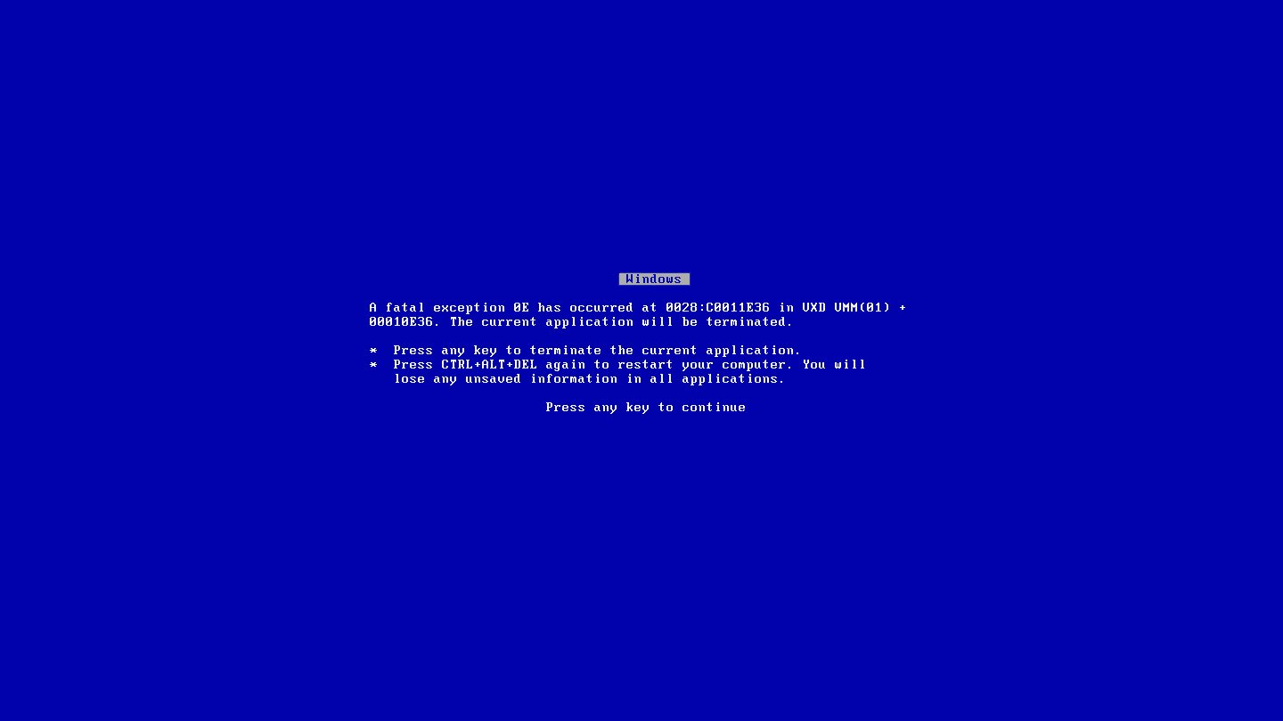 Blue Screen Background