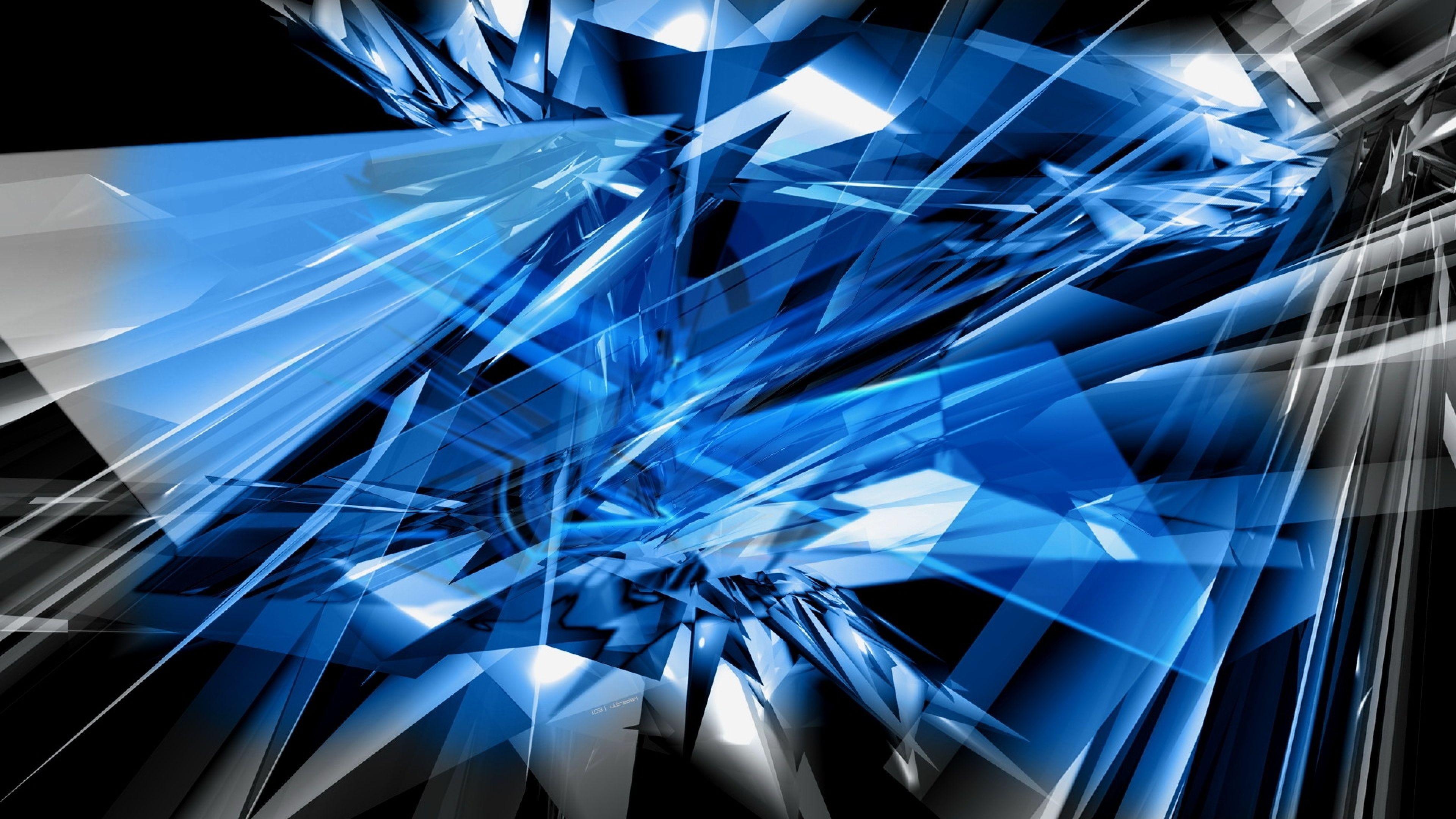 Blue Shards Background